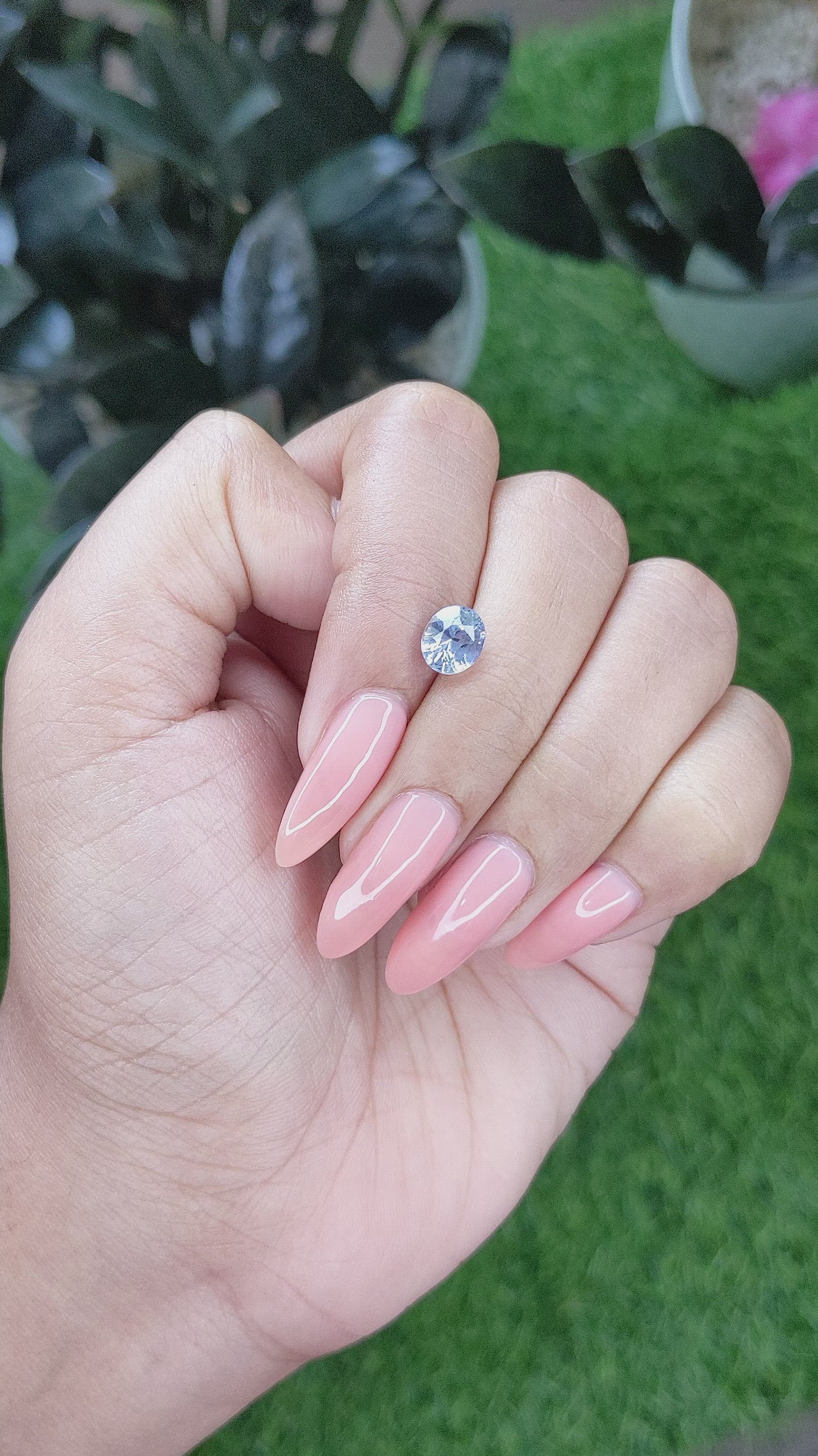 1.75 Ct. Blue Sapphire from Africa Size Video