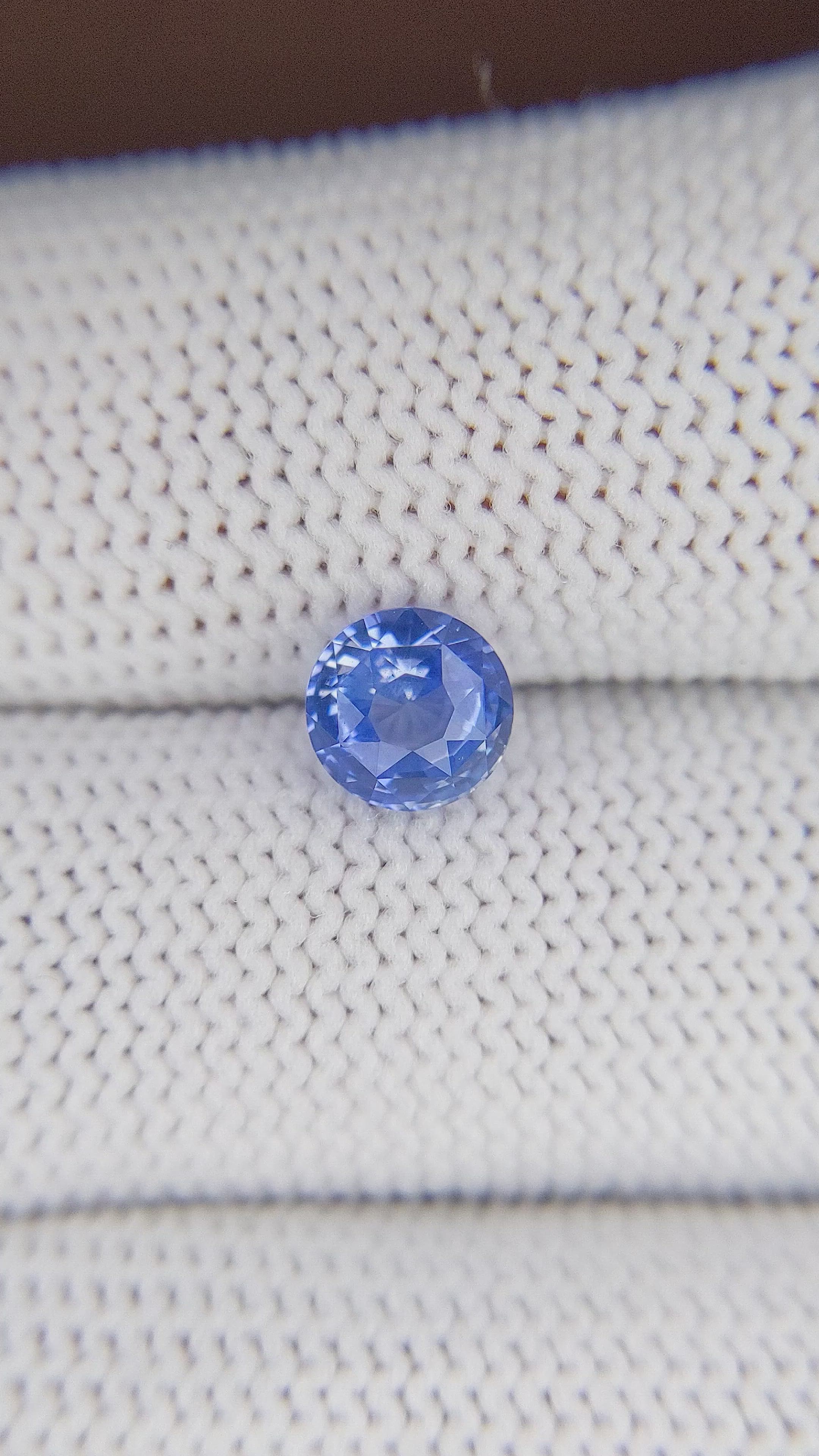 1.60 Ct. Blue Sapphire from Ceylon (Sri Lanka) Size Video