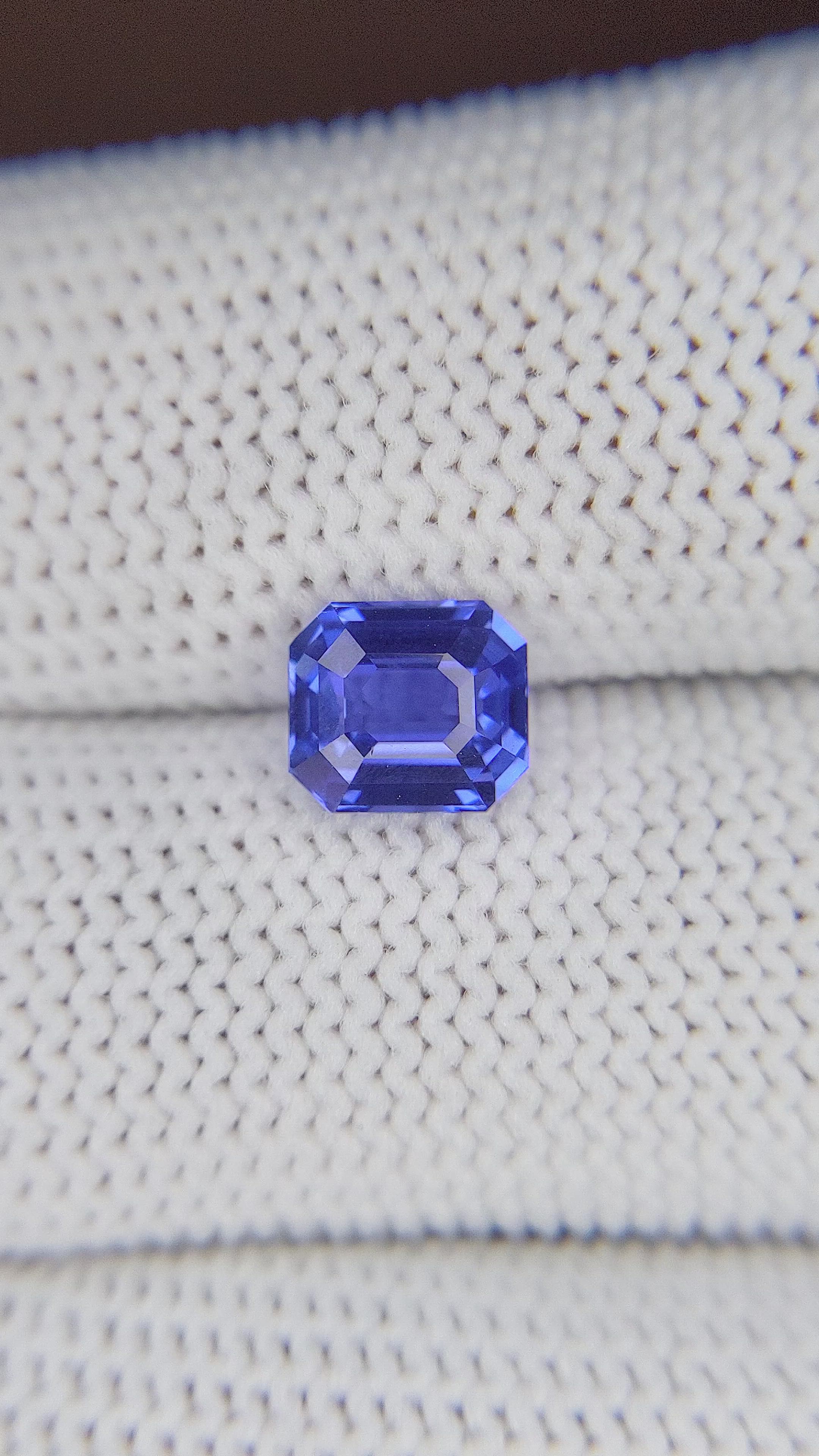 1.99 Ct. Blue Sapphire from Africa Size Video