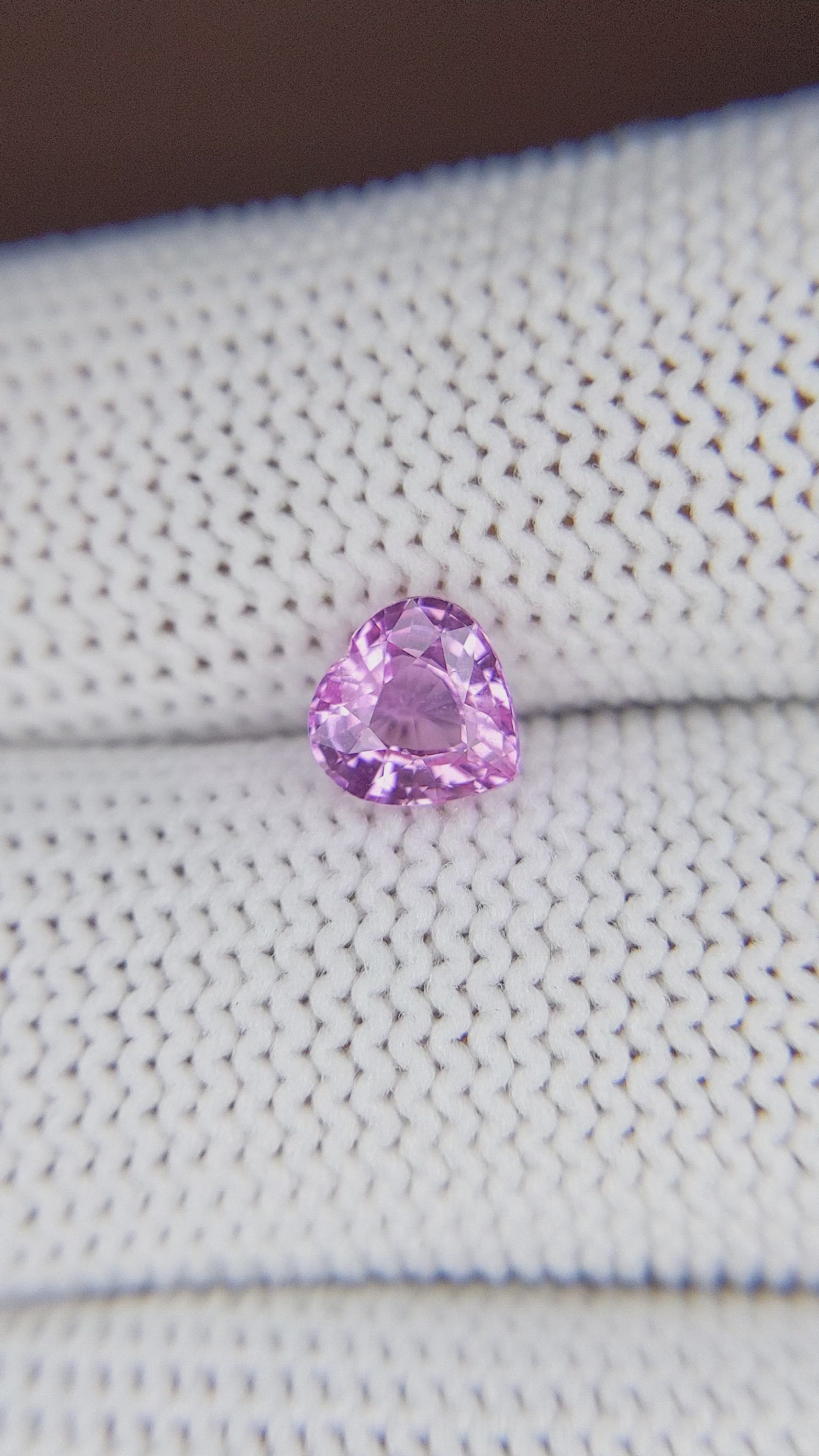 1.18 Ct. Pink Sapphire from Africa Size Video