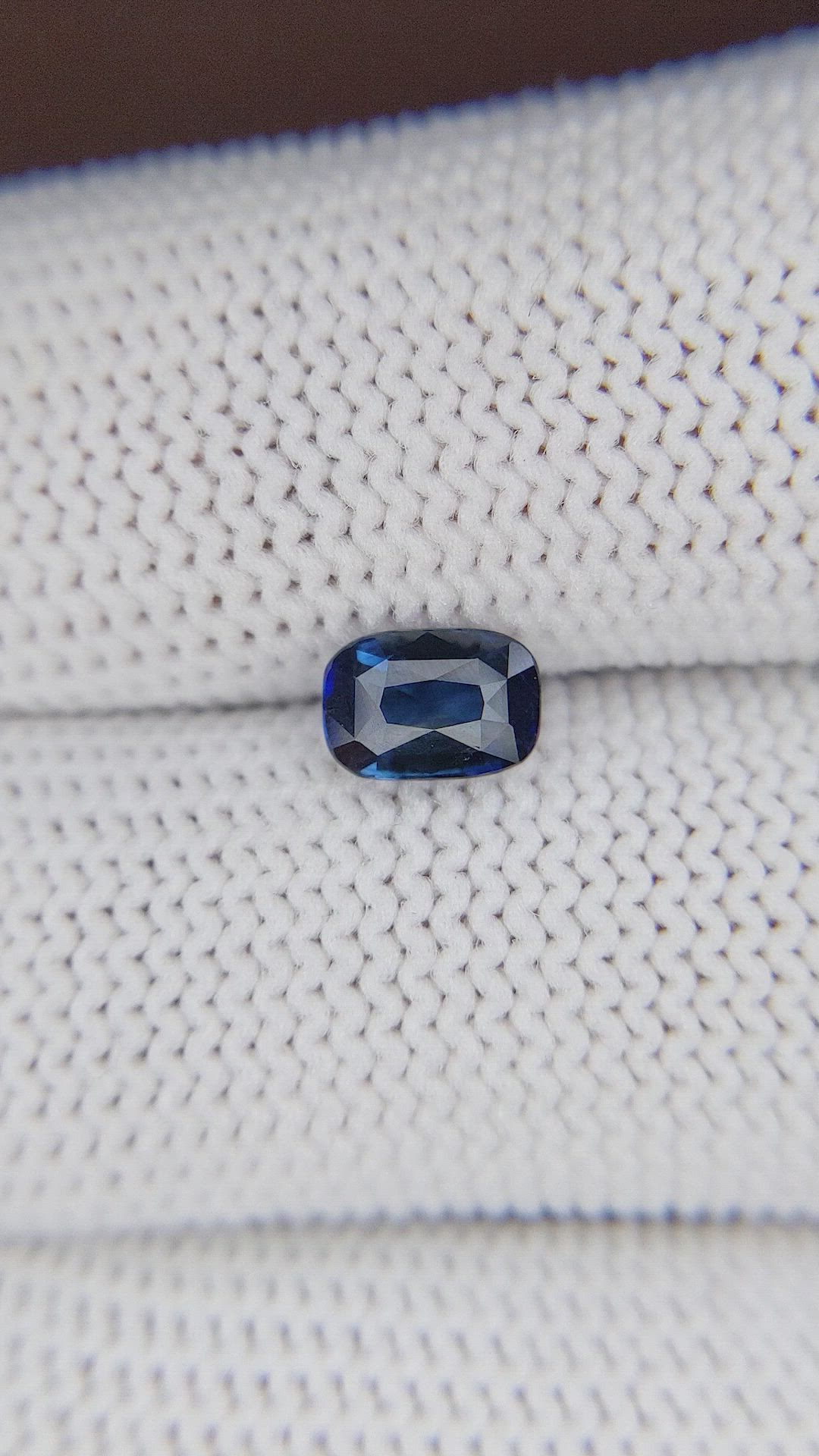 1.03 Ct. Blue Sapphire from Africa Size Video