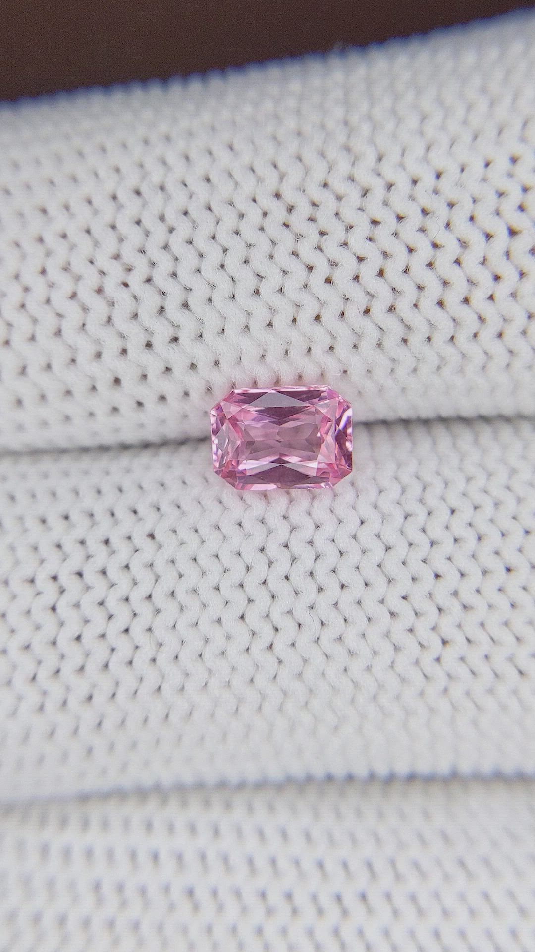 1.04 Ct. Pink Sapphire from Africa Size Video