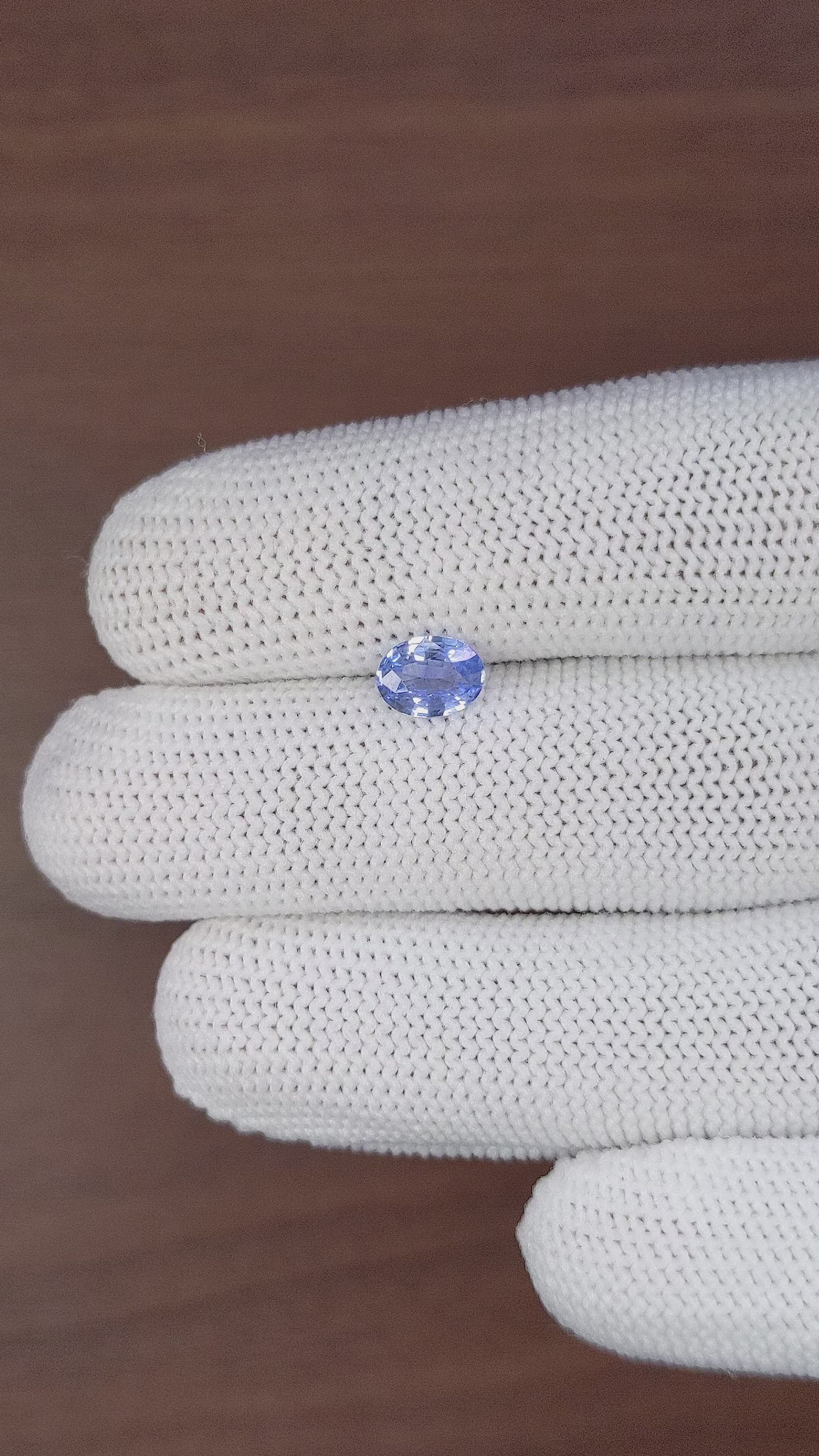 1.07 Ct. Blue Sapphire from Africa Size Video