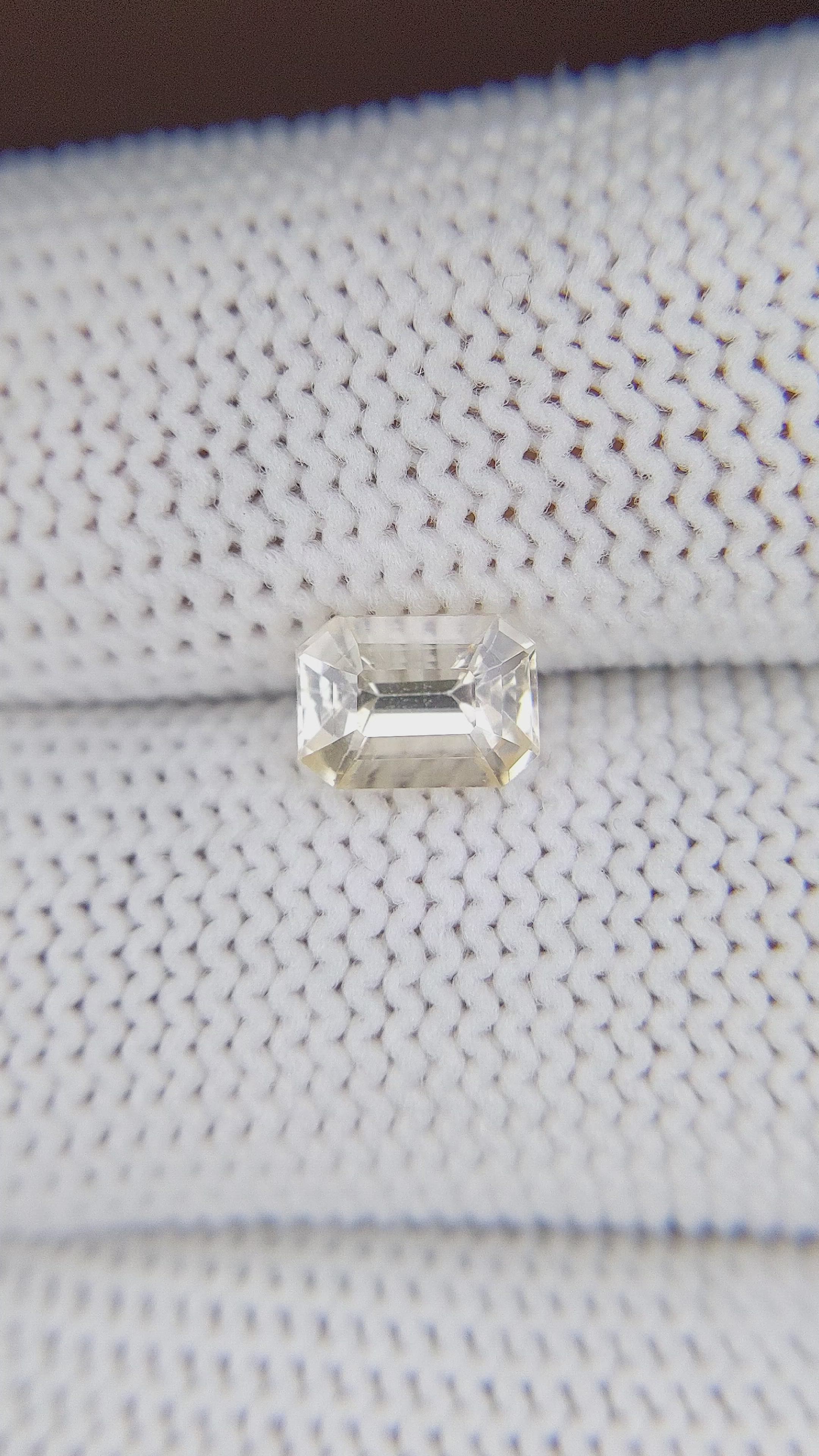 1.55 Ct. Peach Sapphire from Africa Size Video