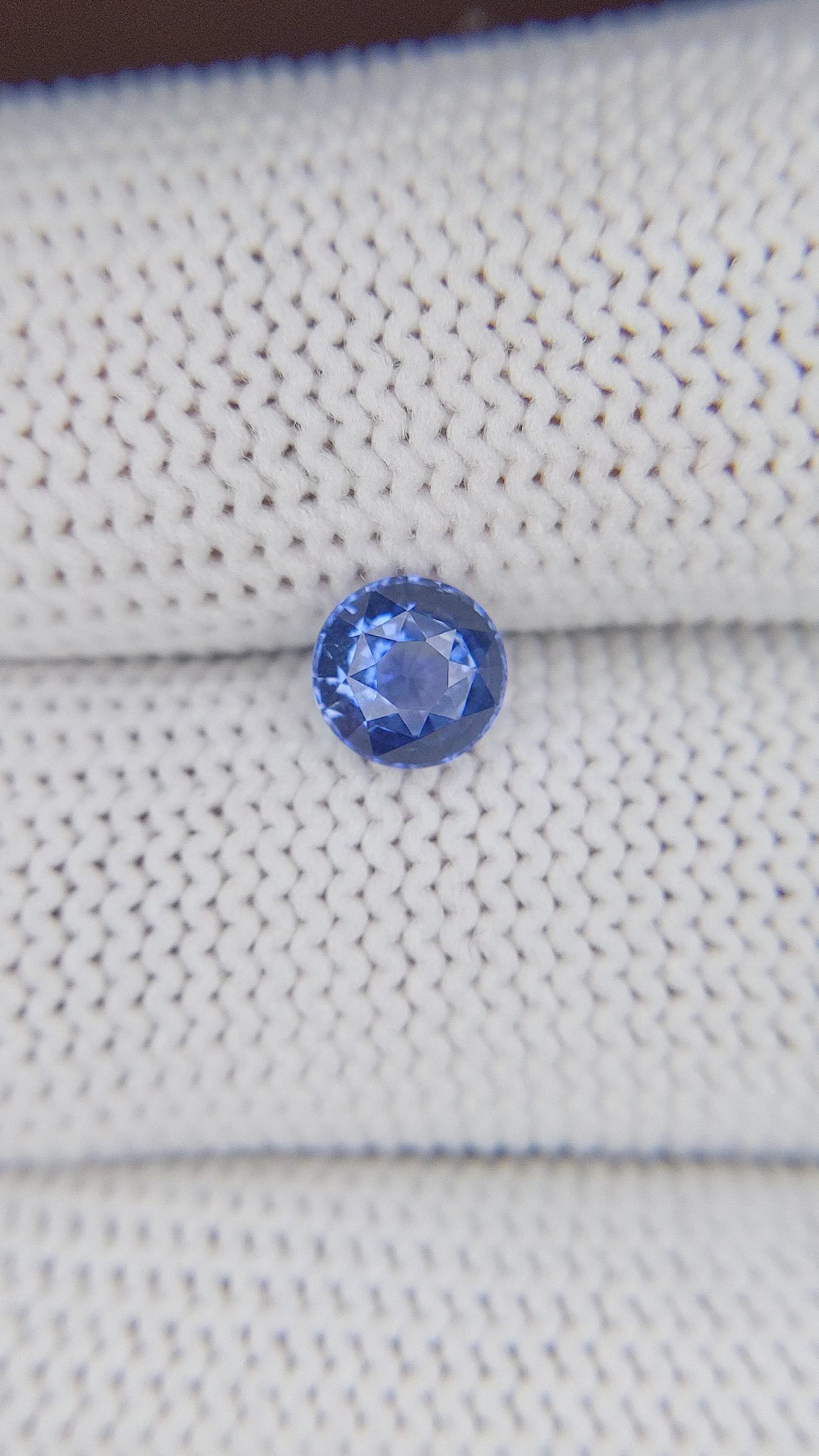 1.08 Ct. Blue Sapphire from Africa Size Video