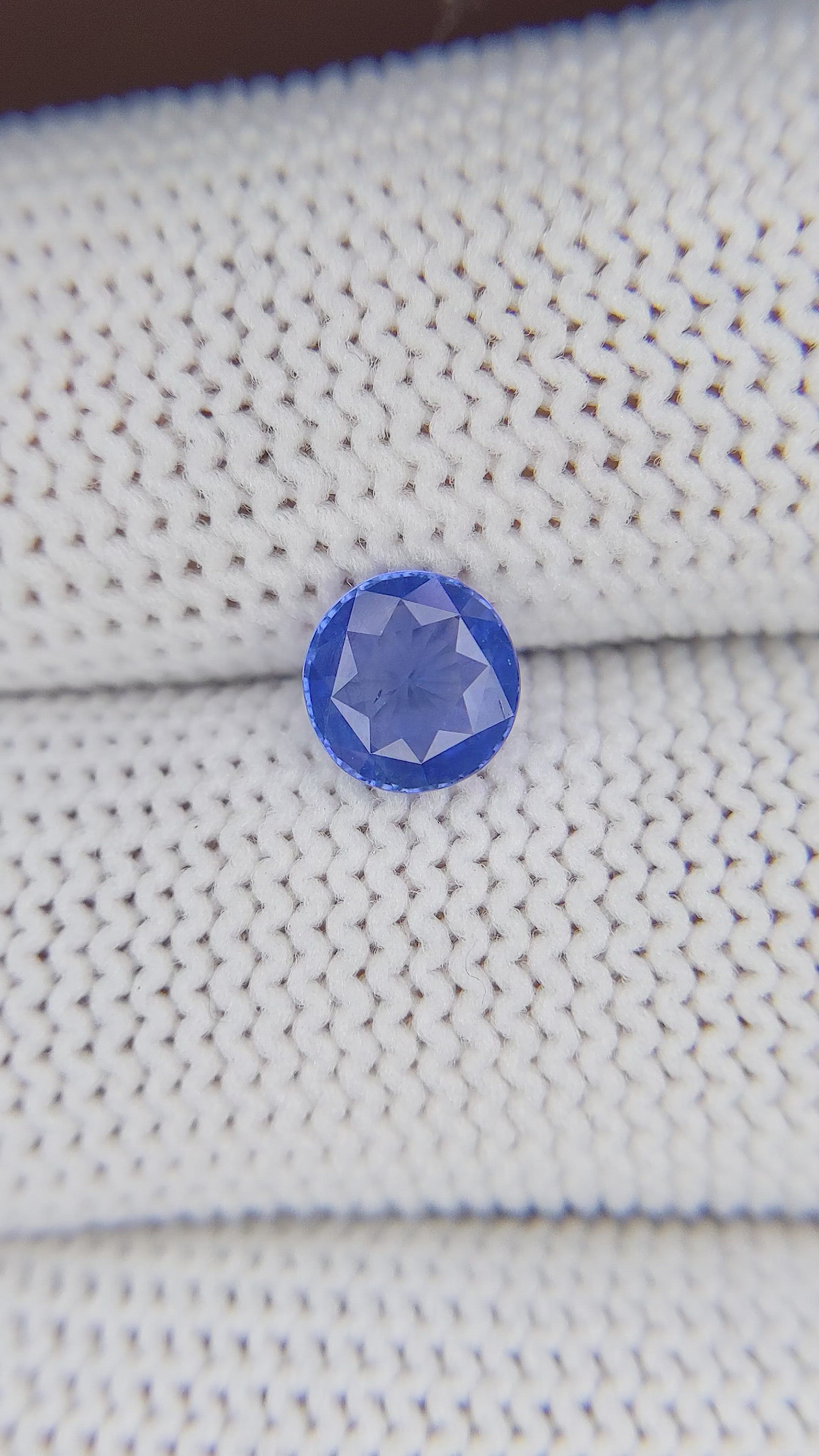 1.20 Ct. Blue Sapphire from Africa Size Video