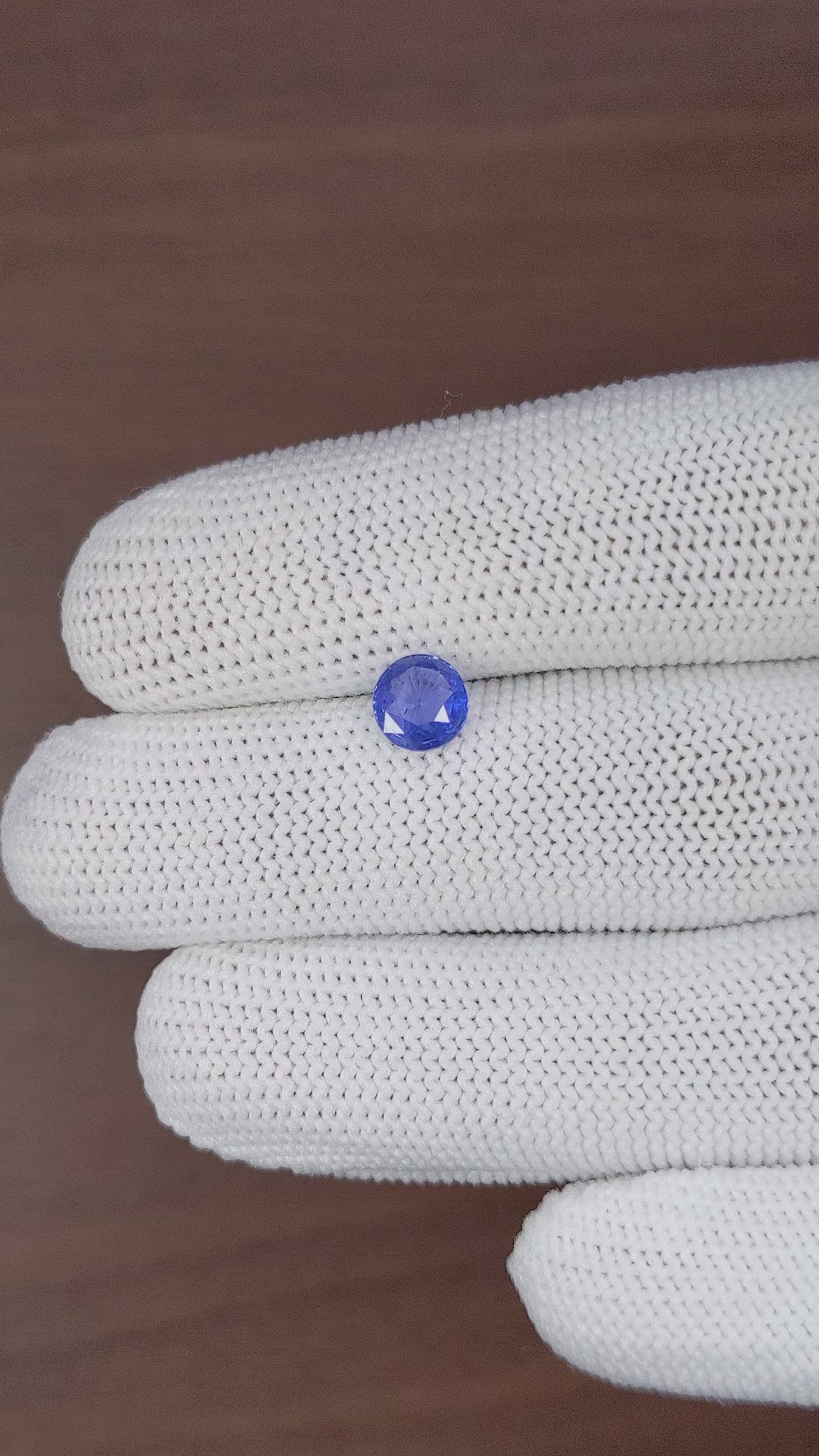 1.20 Ct. Blue Sapphire from Africa Size Video