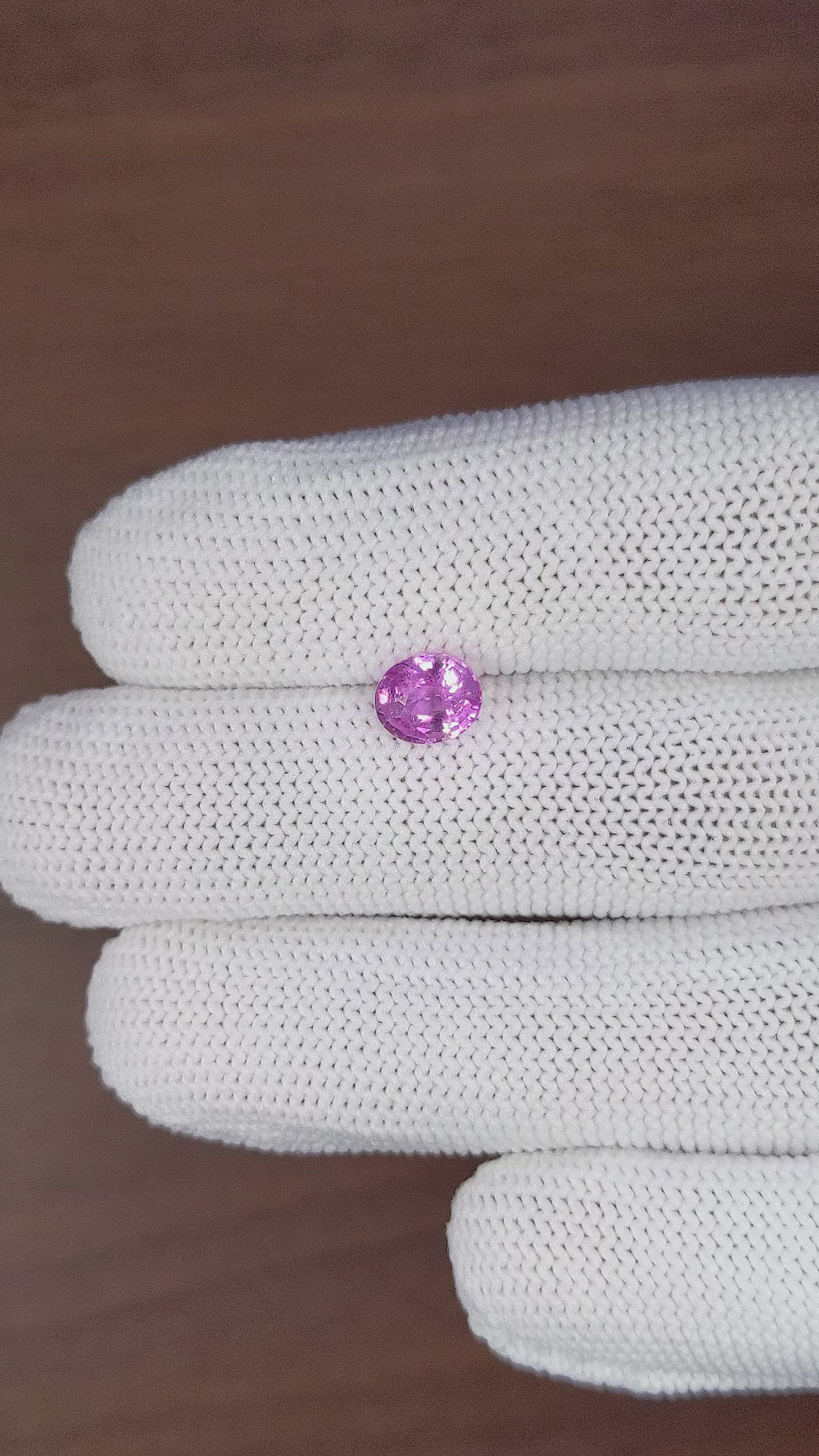 1.50 Ct. Pinkish Purple Sapphire from Madagascar Size Video