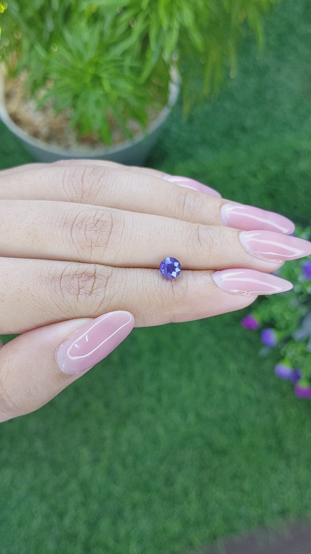 1.03 Ct. Color Change Sapphire from Madagascar Size Video