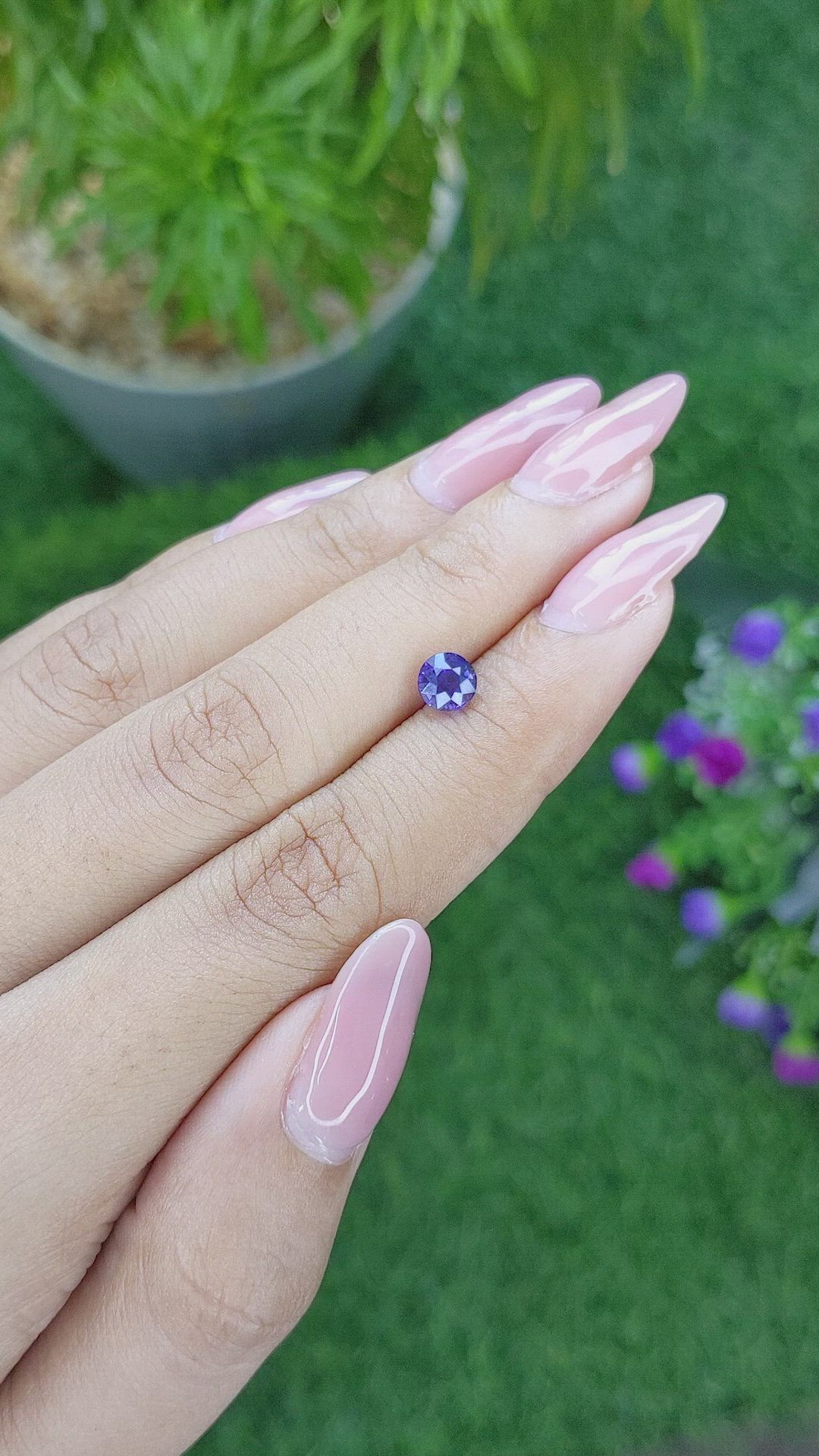 1.03 Ct. Color Change Sapphire from Madagascar Size Video