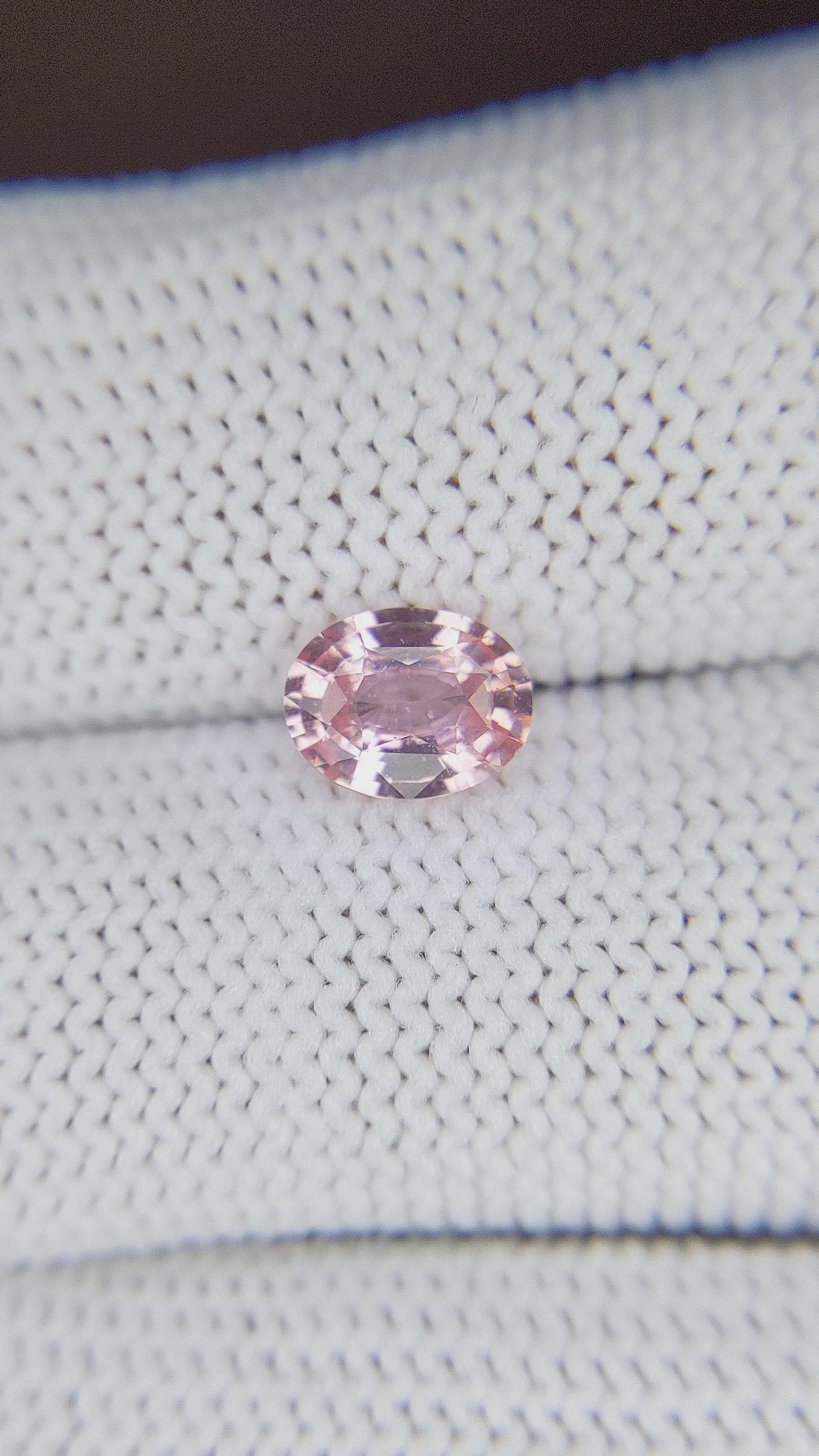 1.17 Ct. Padparadscha Sapphire from Madagascar Size Video