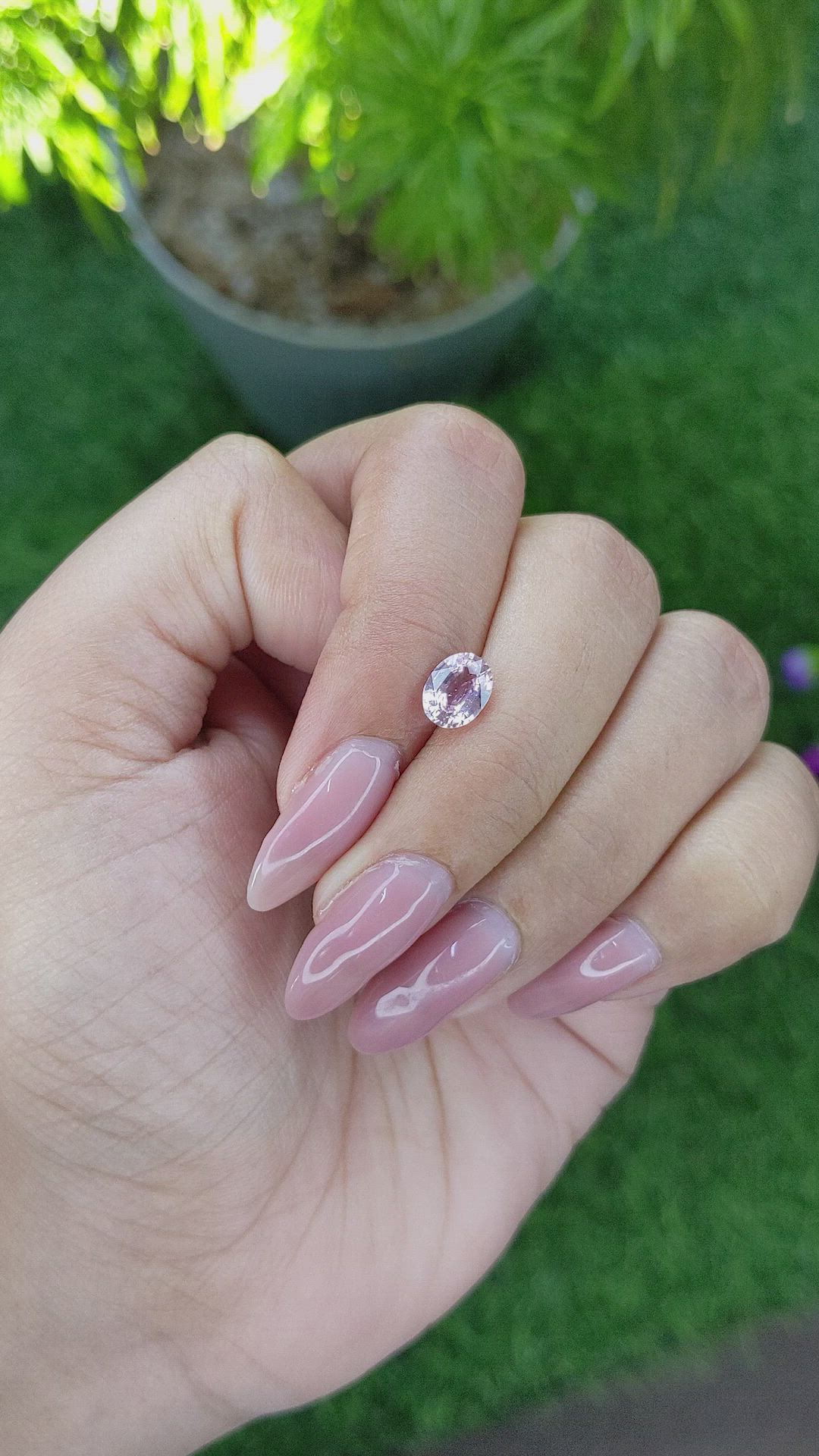 1.17 Ct. Padparadscha Sapphire from Madagascar Size Video