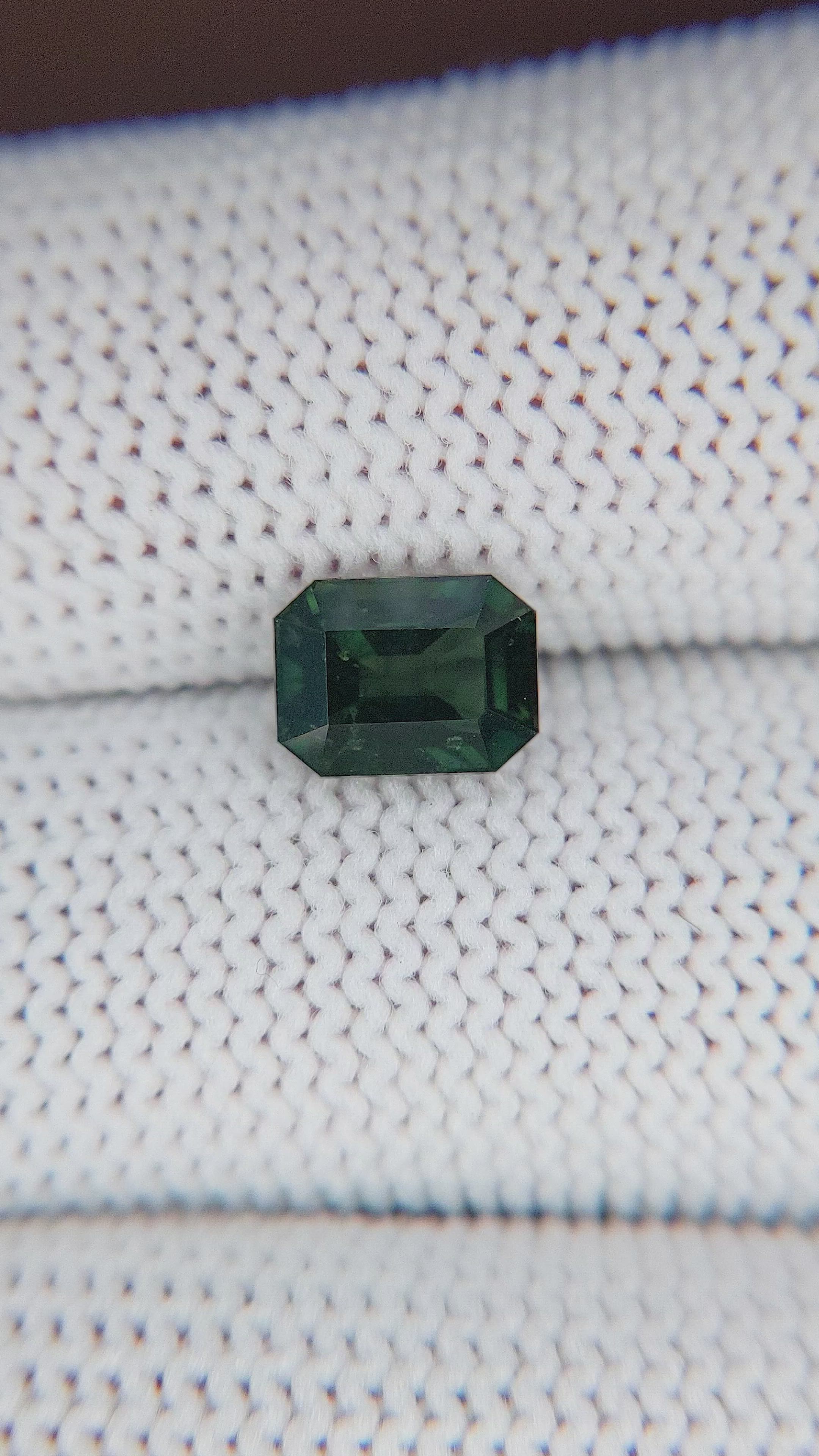 2.09 Ct. Bluish Green Sapphire from Tanzania Size Video