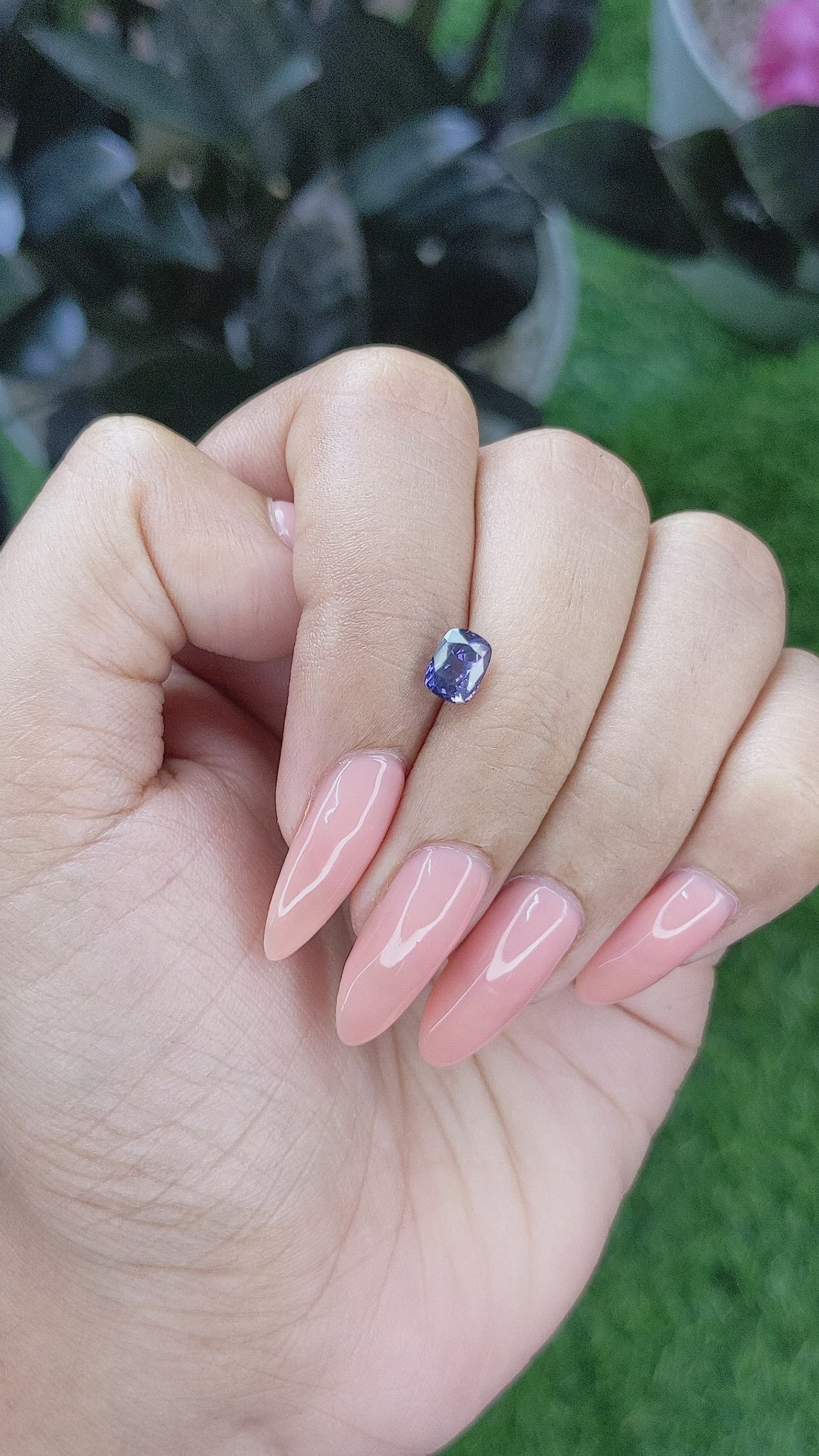 1.09 Ct. Color Change Sapphire from Tanzania Size Video