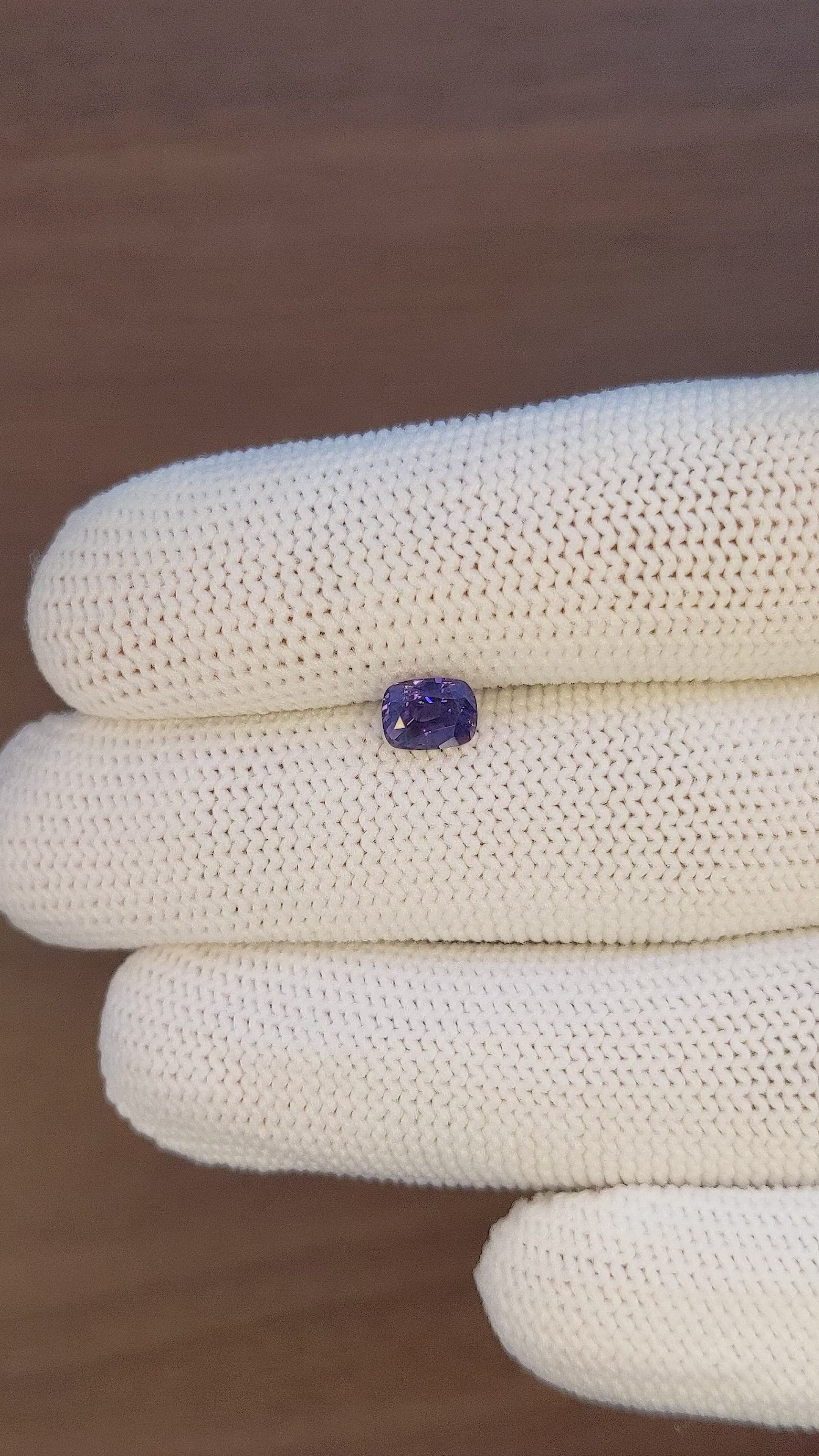 1.09 Ct. Color Change Sapphire from Tanzania Size Video