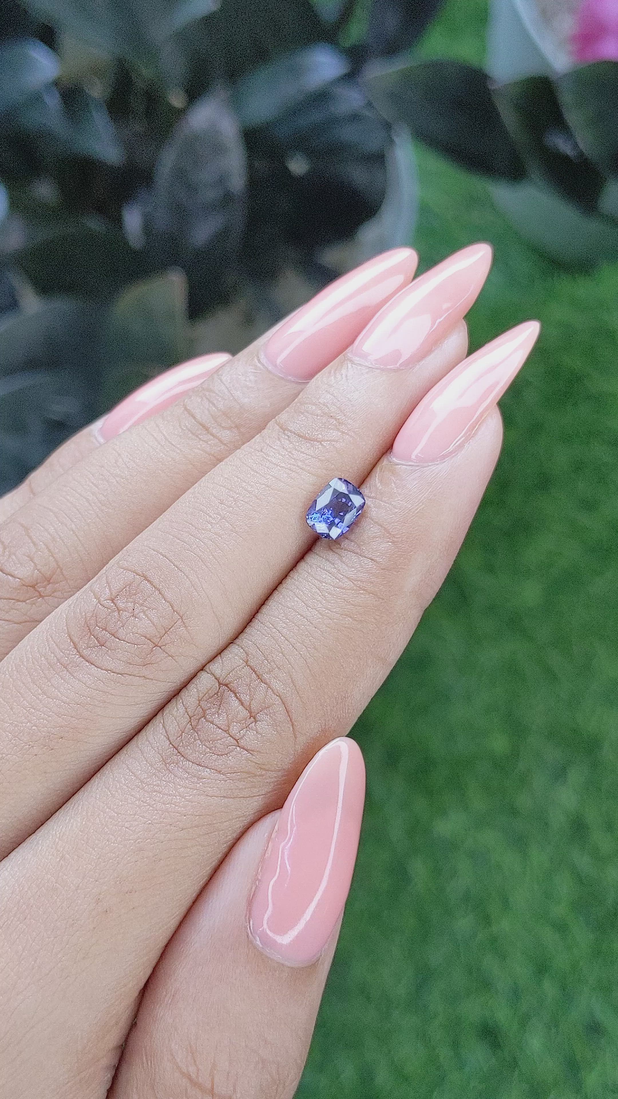 1.09 Ct. Color Change Sapphire from Tanzania Size Video