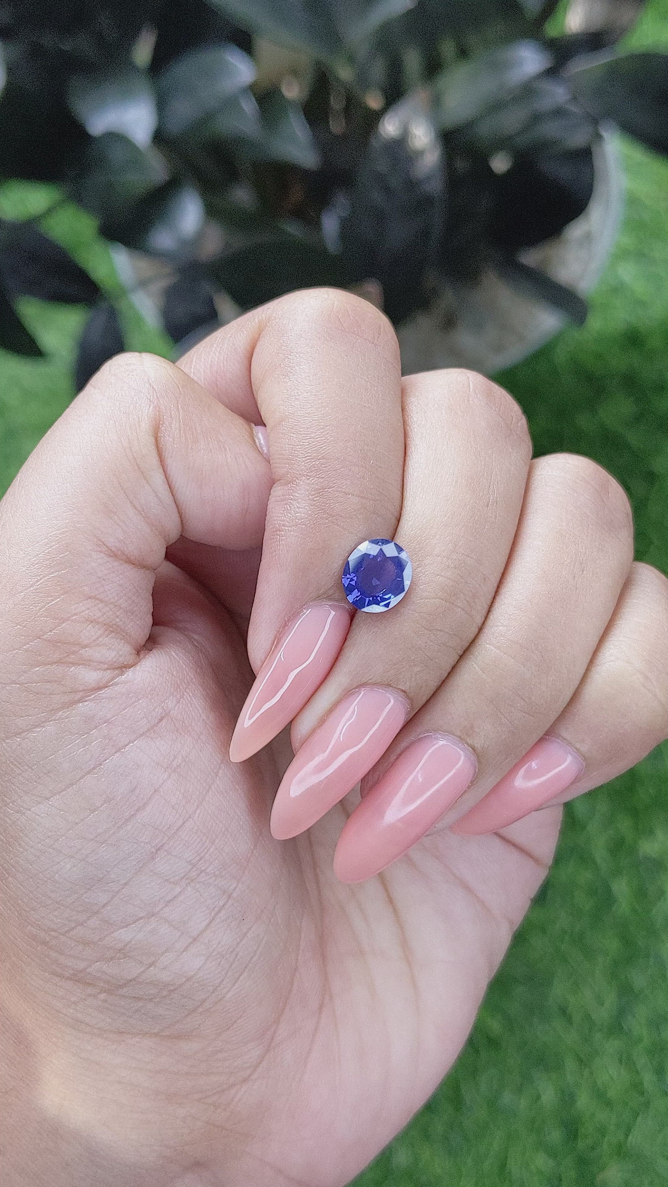 1.56 Ct. Color Change Sapphire from Tanzania Size Video