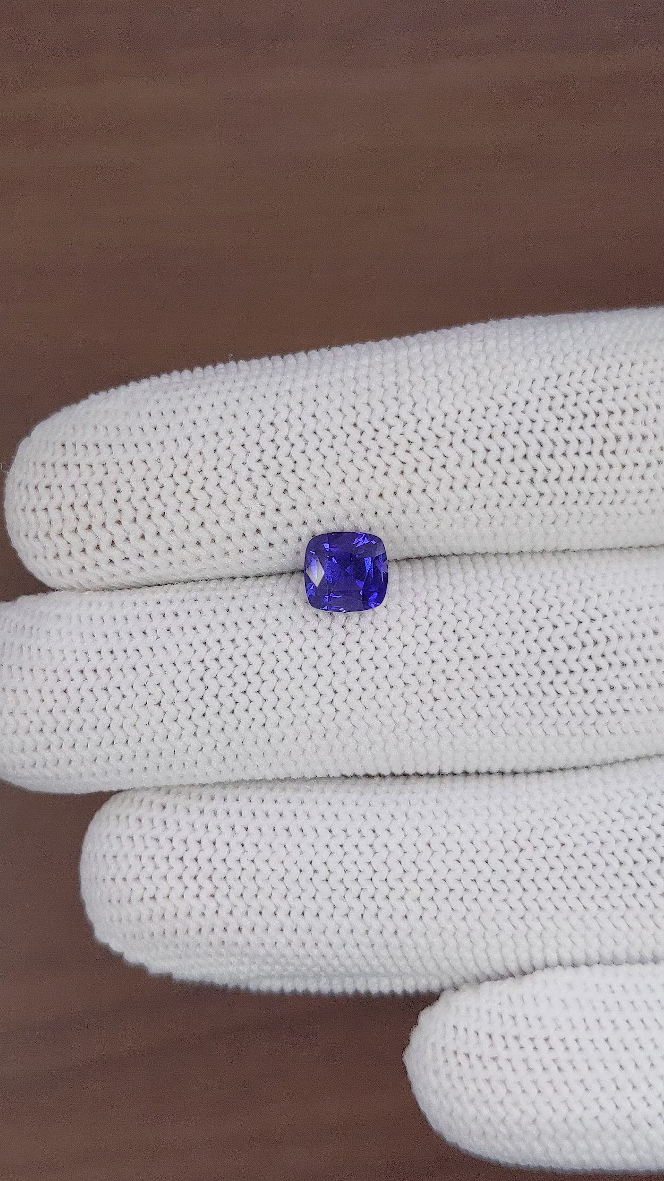 1.64 Ct. Color Change Sapphire from Tanzania Size Video