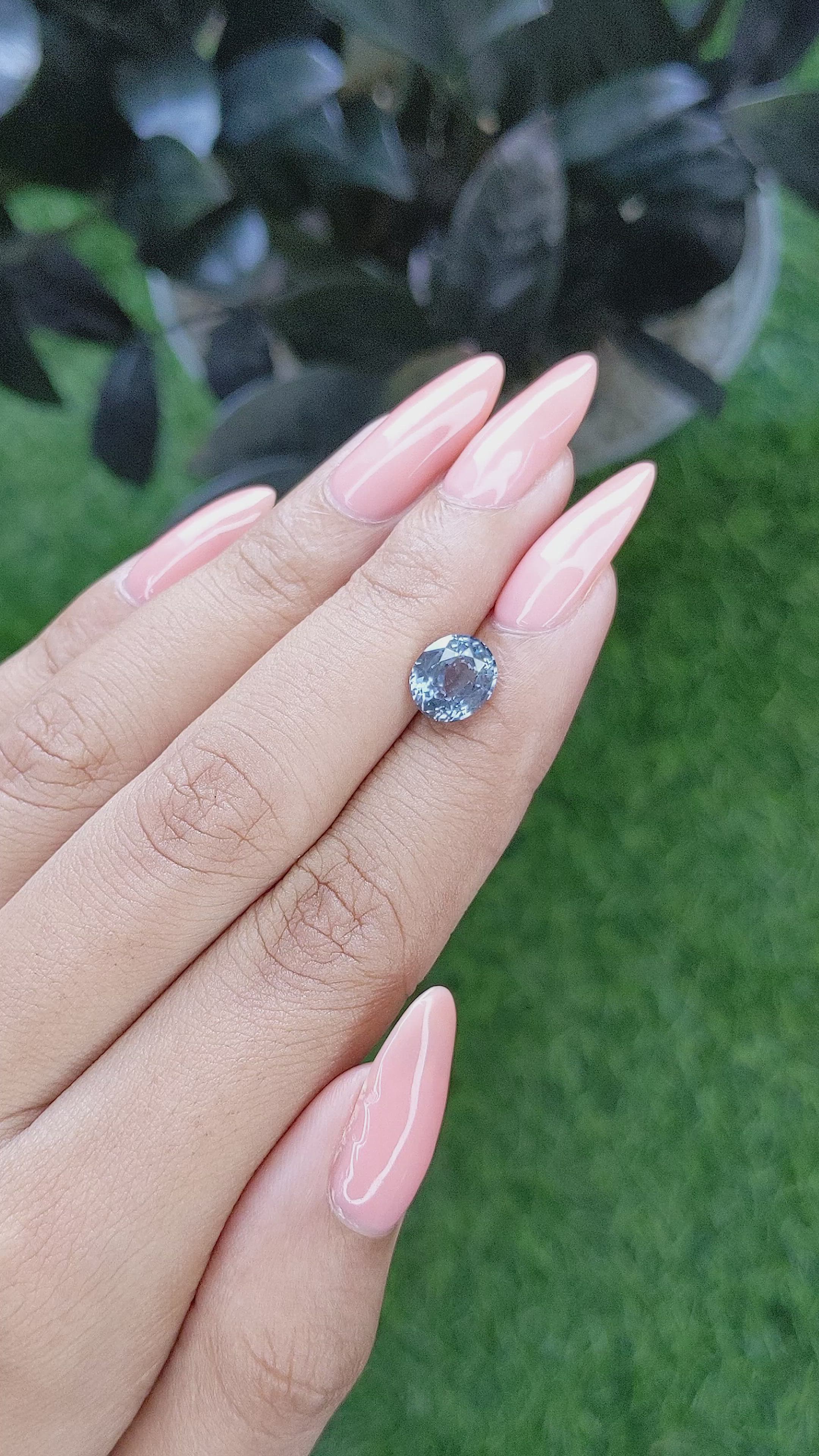 2.60 Ct. Blue Sapphire from Tanzania Size Video