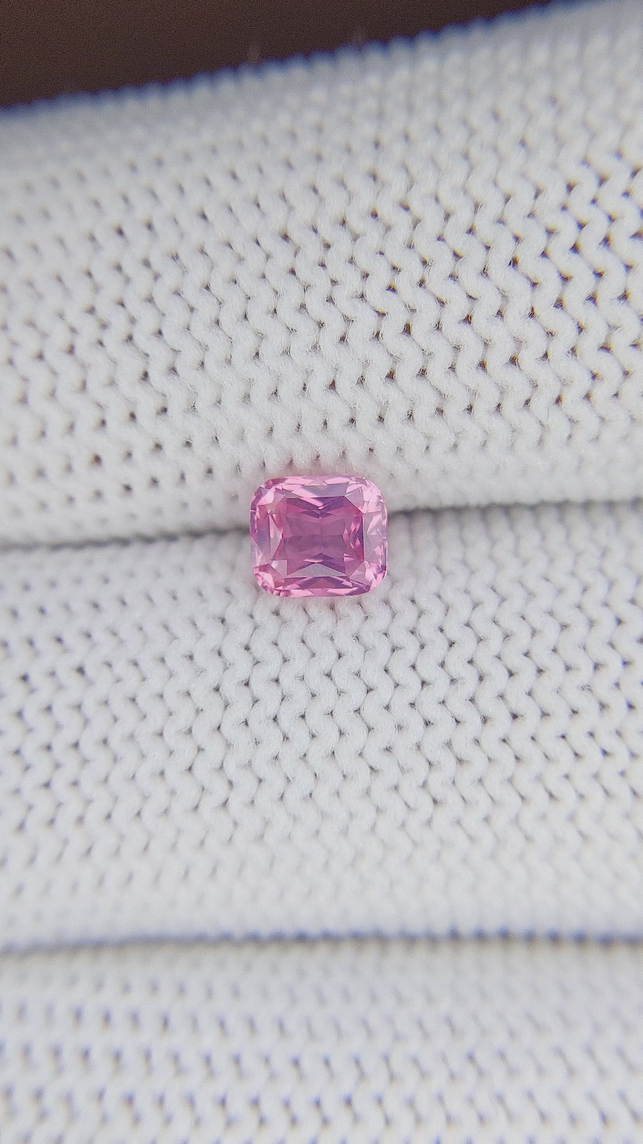 0.73 Ct. Pink Sapphire from Tanzania Size Video