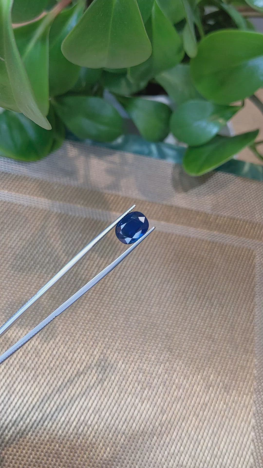6.65 Ct. Blue Sapphire from Thailand Size Video