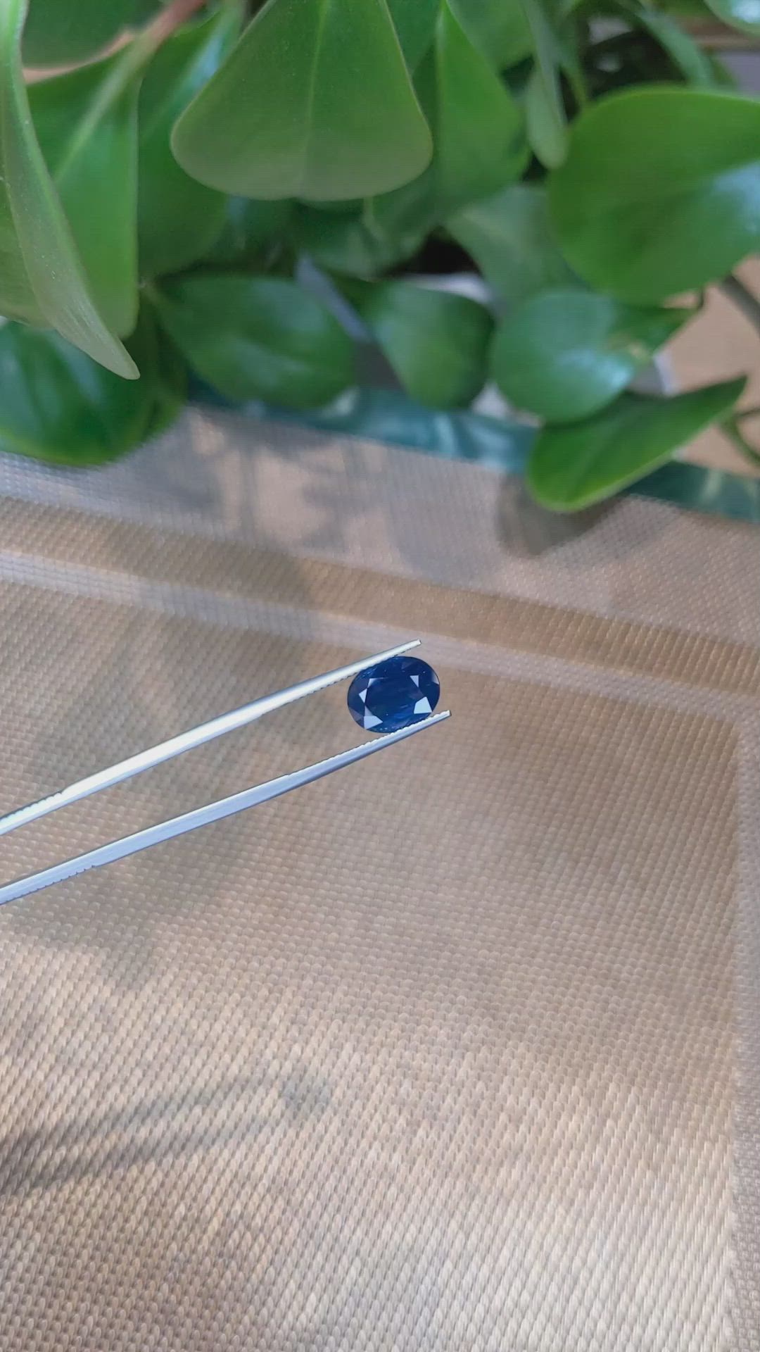 3.64 Ct. Blue Sapphire from Thailand Size Video