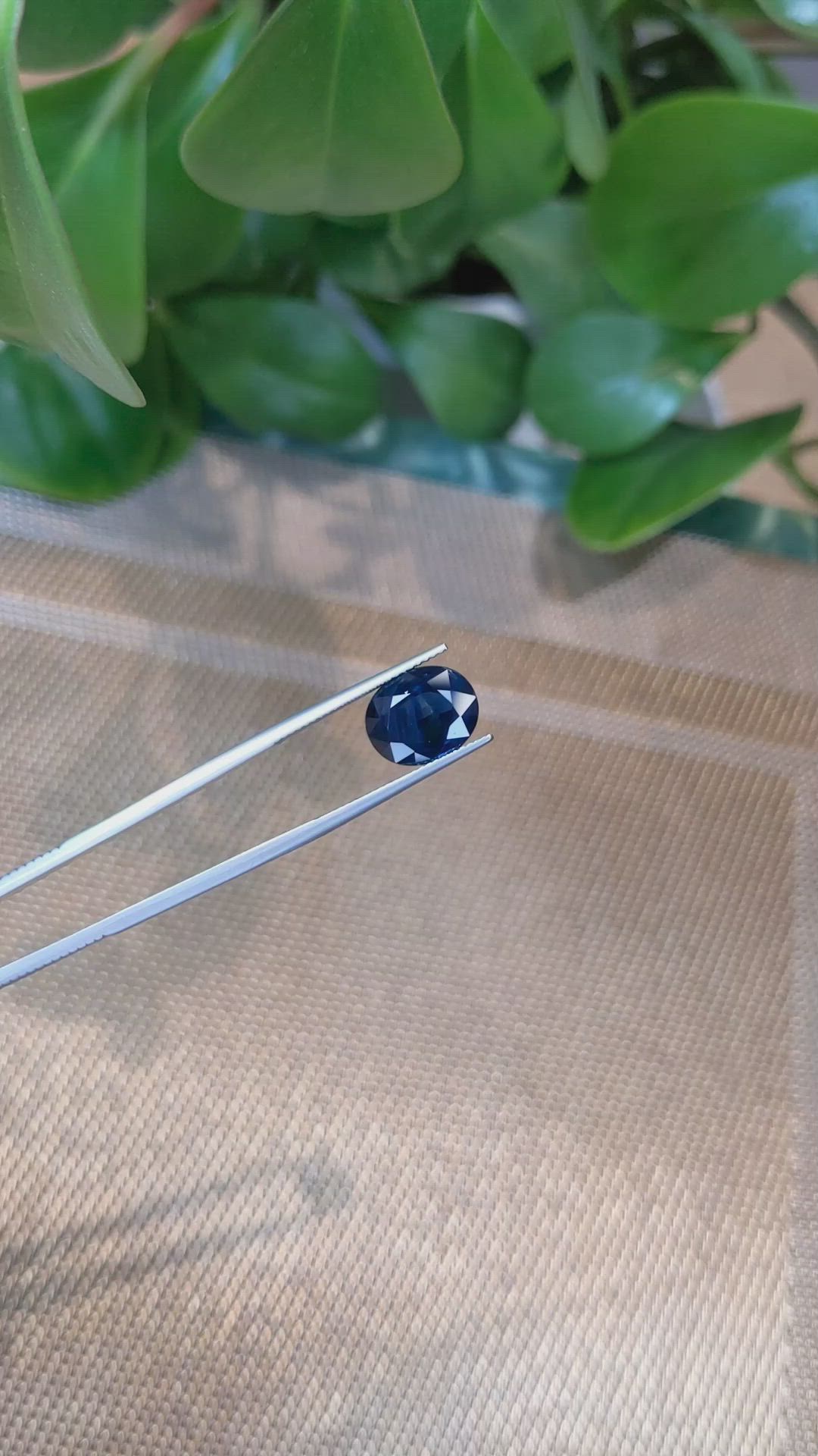 5.99 Ct. Blue Sapphire from Thailand Size Video