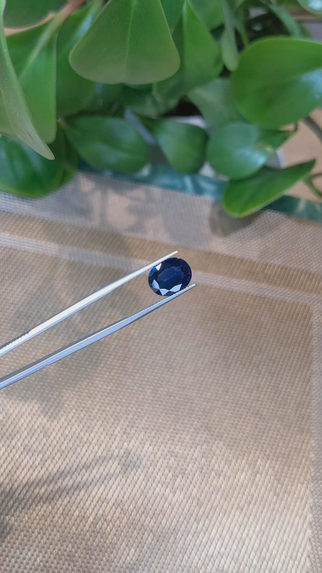 4.20 Ct. Blue Sapphire from Thailand Size Video