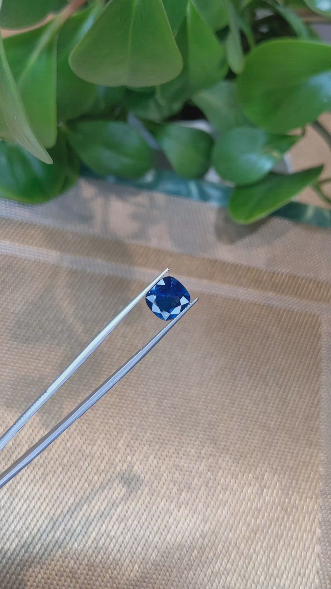 5.44 Ct. Blue Sapphire from Thailand Size Video