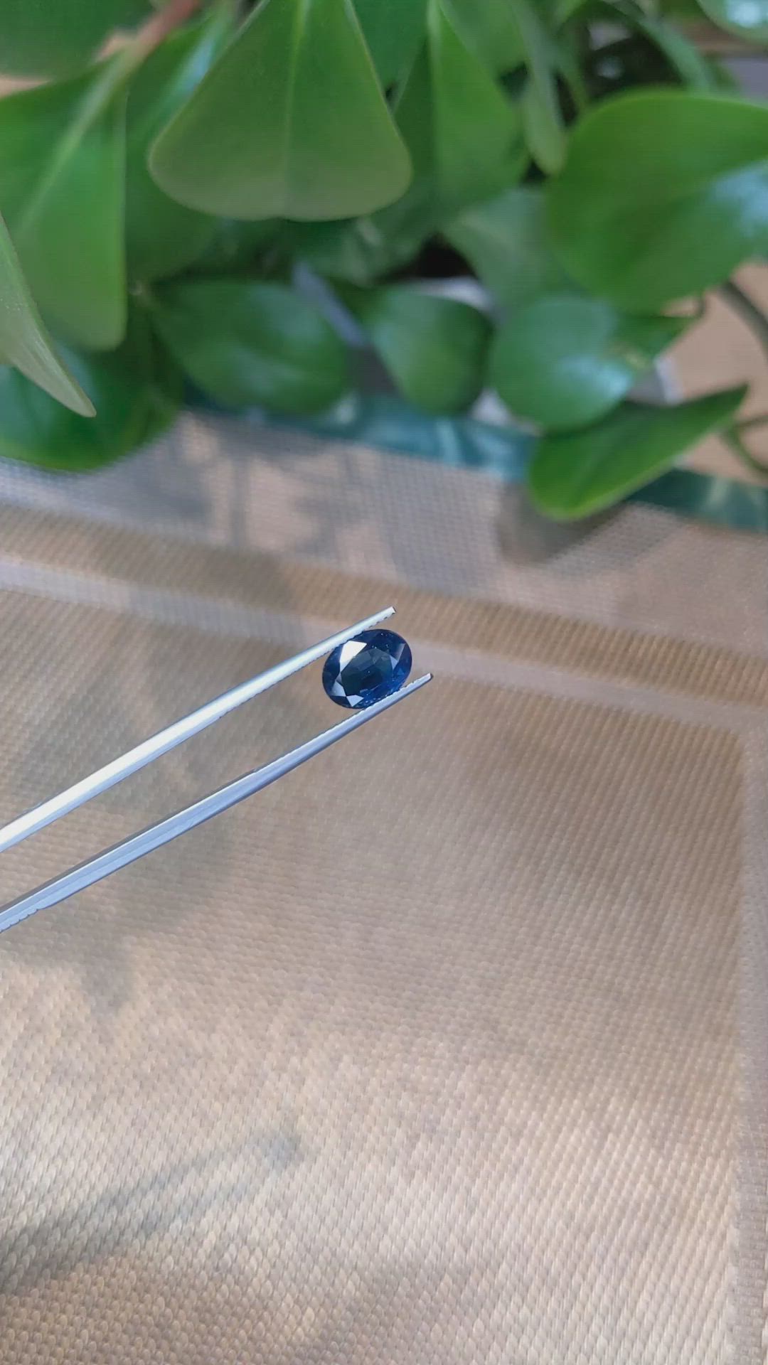 2.53 Ct. Blue Sapphire from Thailand Size Video
