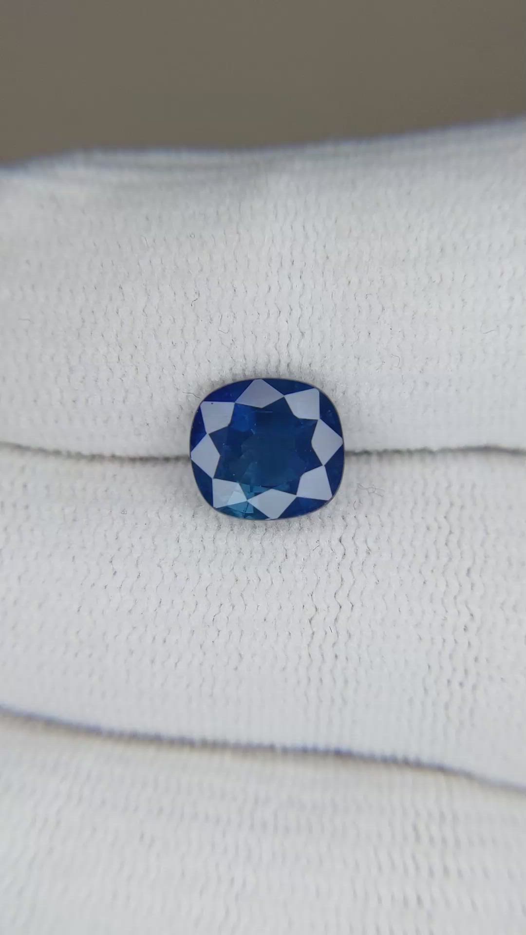 3.39 Ct. Blue Sapphire from Thailand Size Video