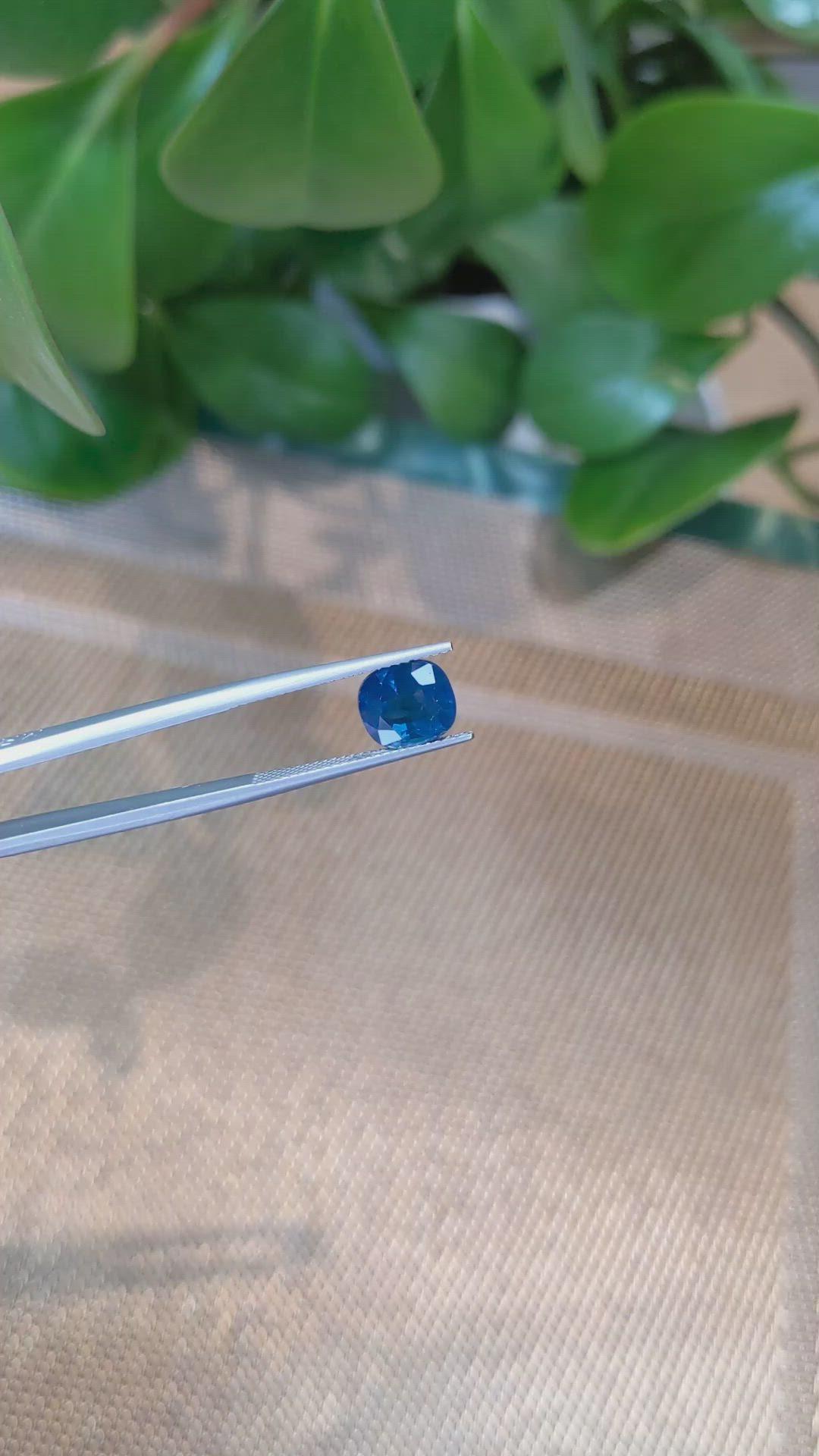 3.39 Ct. Blue Sapphire from Thailand Size Video