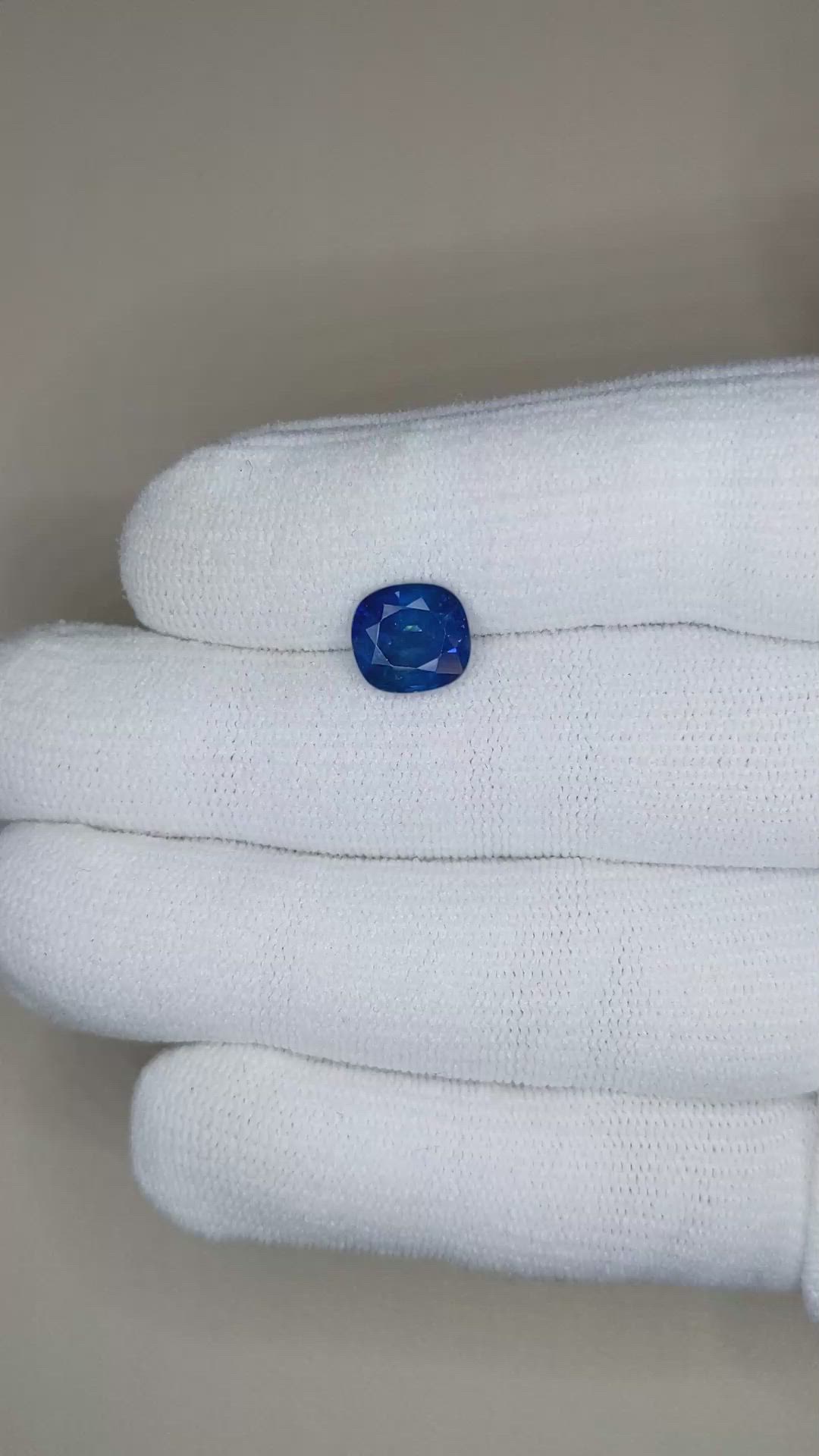 3.39 Ct. Blue Sapphire from Thailand Size Video