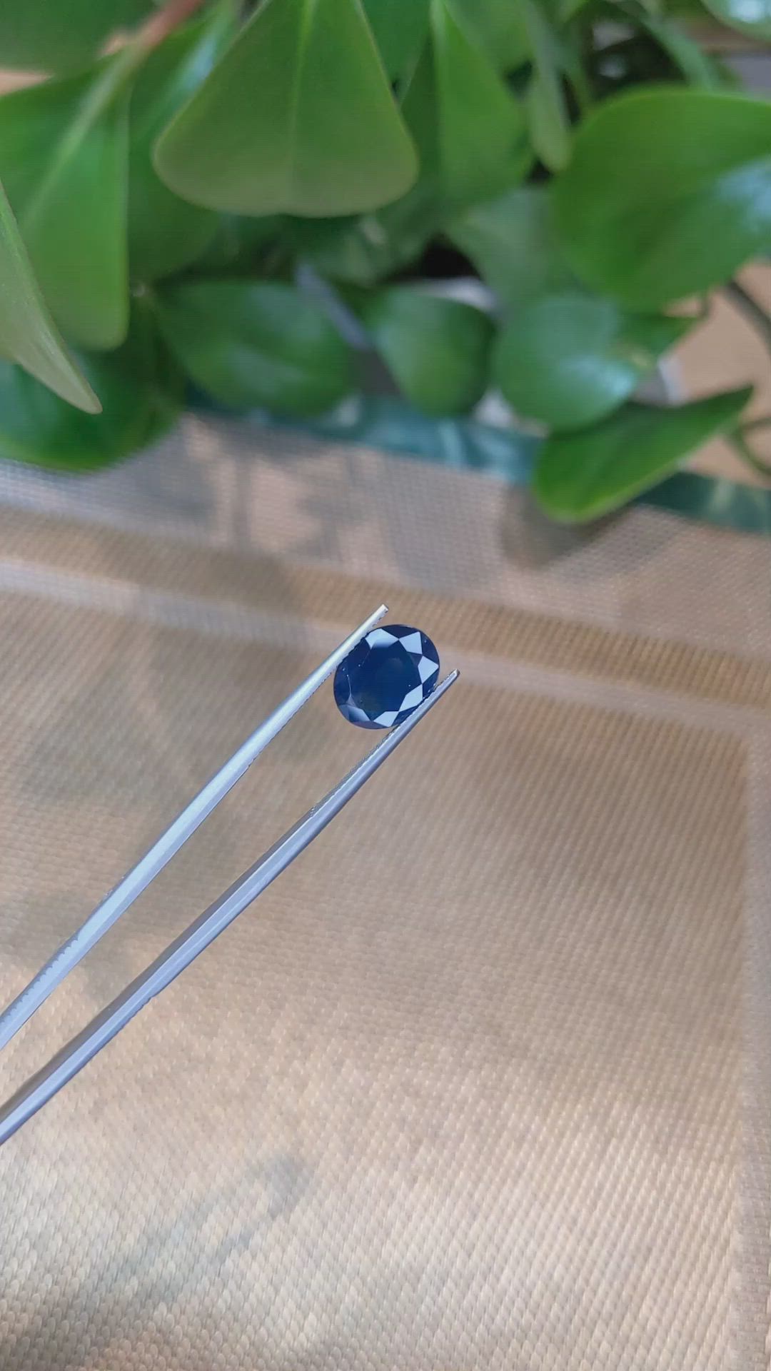 4.35 Ct. Blue Sapphire from Thailand Size Video