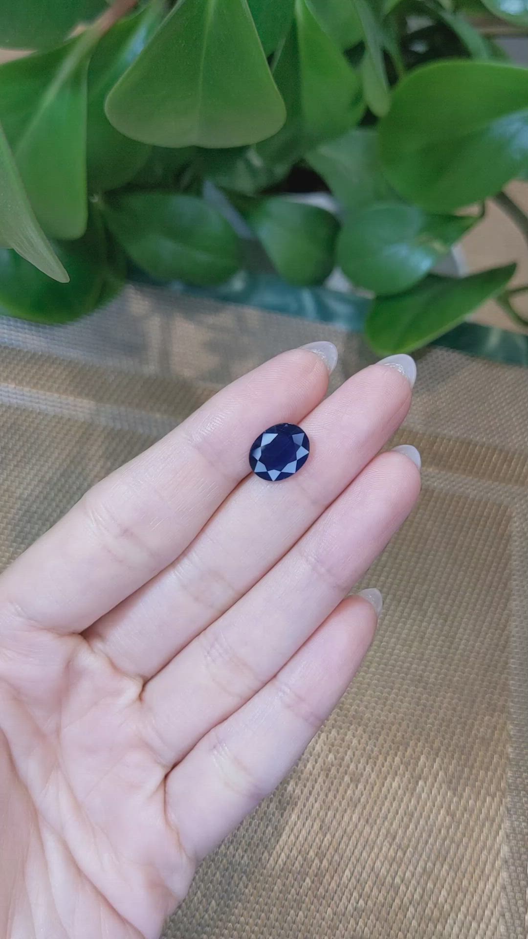 3.15 Ct. Blue Sapphire from Thailand Size Video