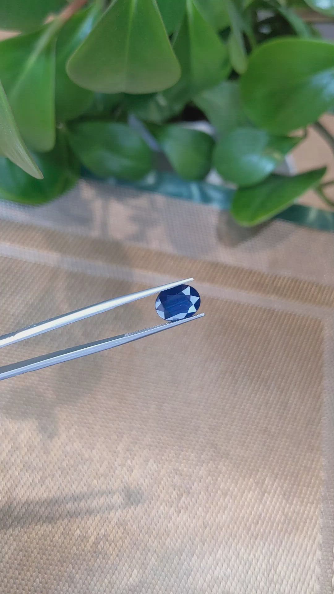 3.15 Ct. Blue Sapphire from Thailand Size Video
