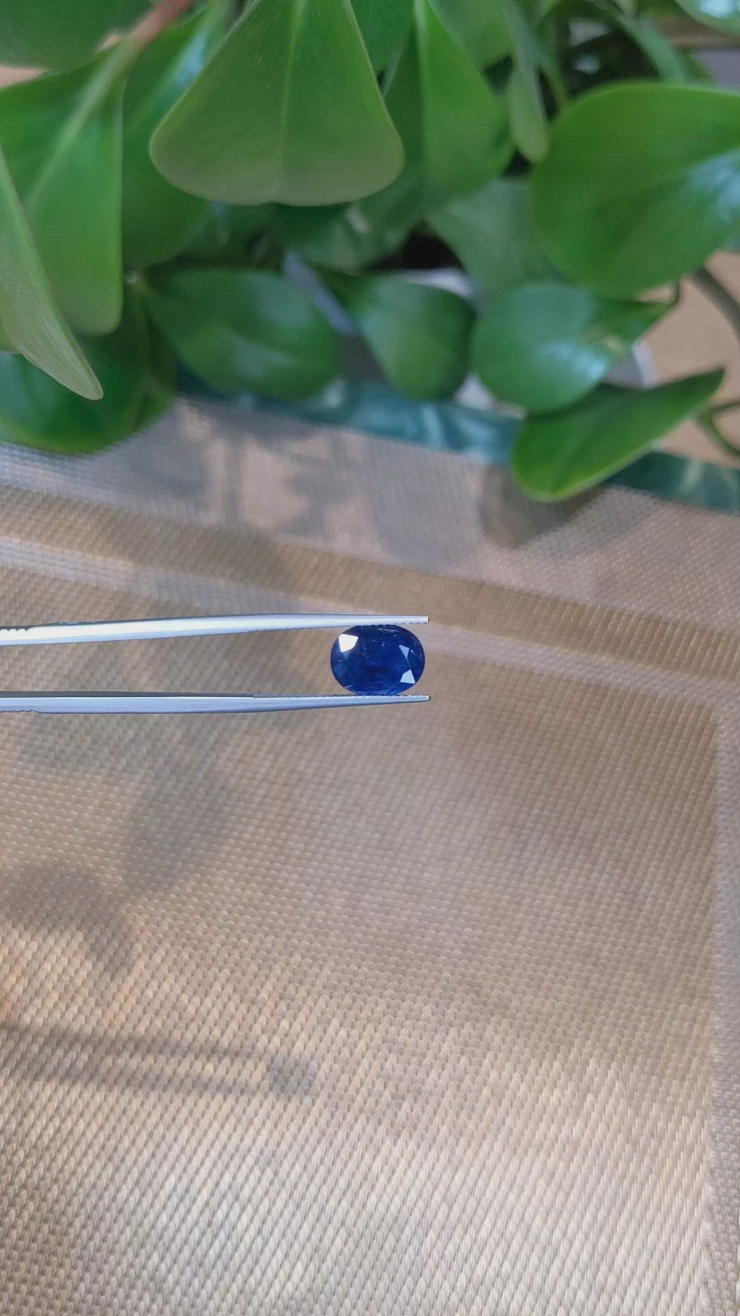 4.21 Ct. Blue Sapphire from Thailand Size Video