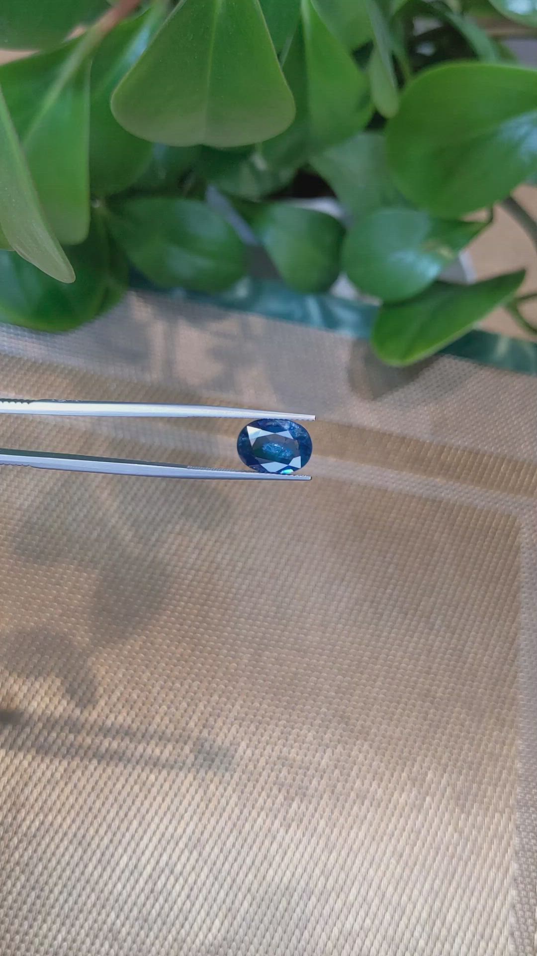 5.07 Ct. Blue Sapphire from Thailand Size Video