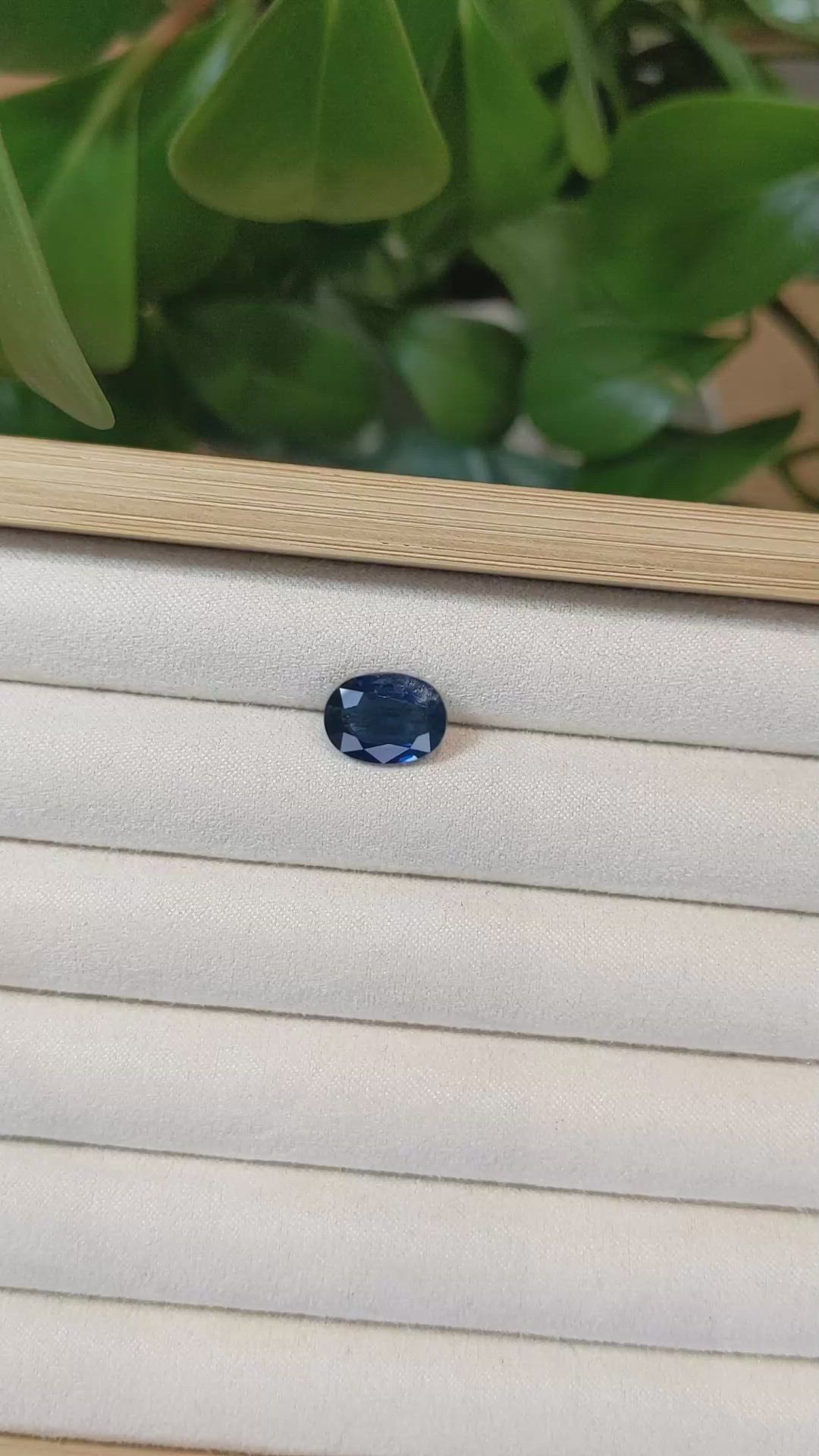 5.07 Ct. Blue Sapphire from Thailand Size Video