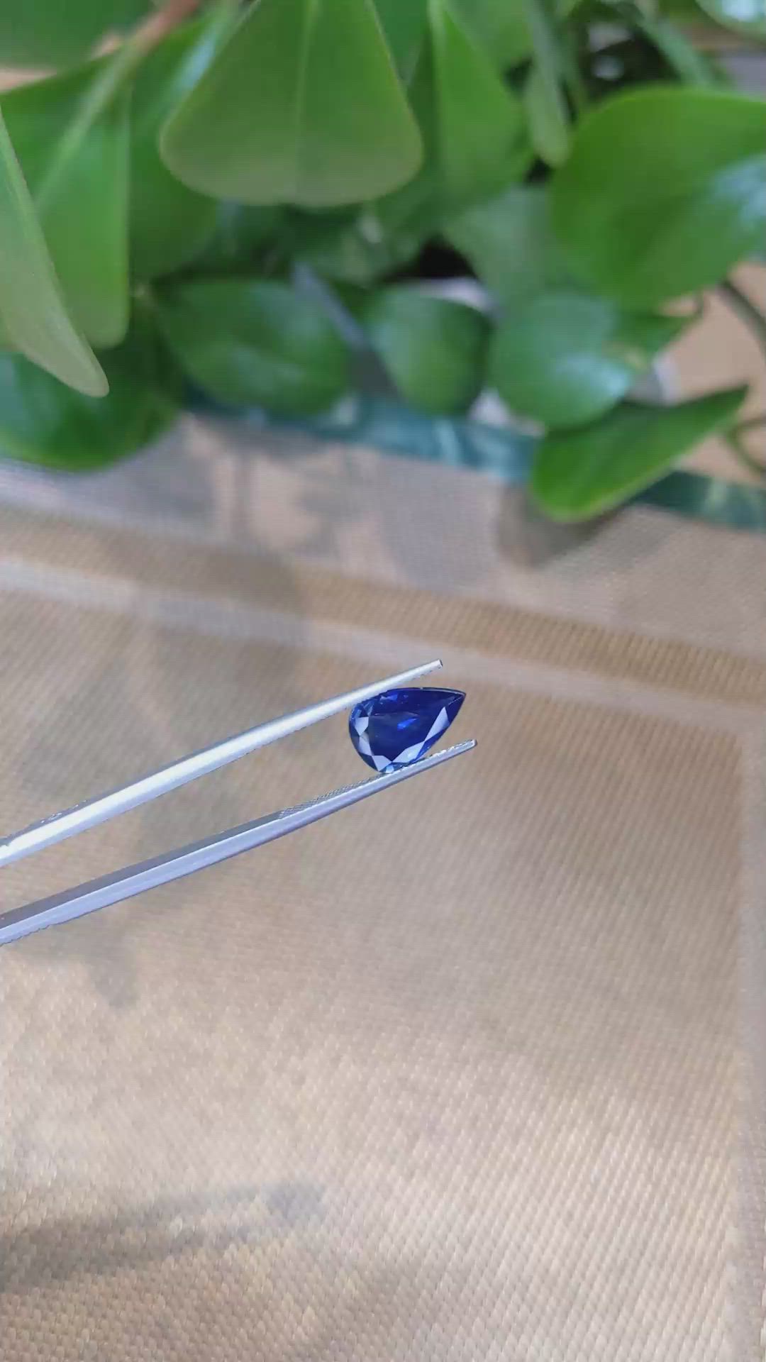 2.85 Ct. Blue Sapphire from Thailand Size Video
