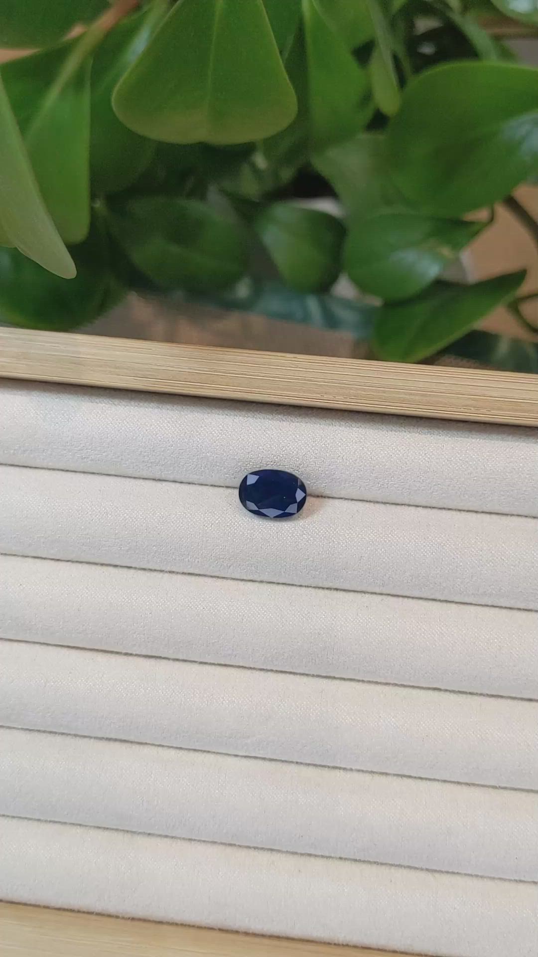 5.79 Ct. Blue Sapphire from Thailand Size Video
