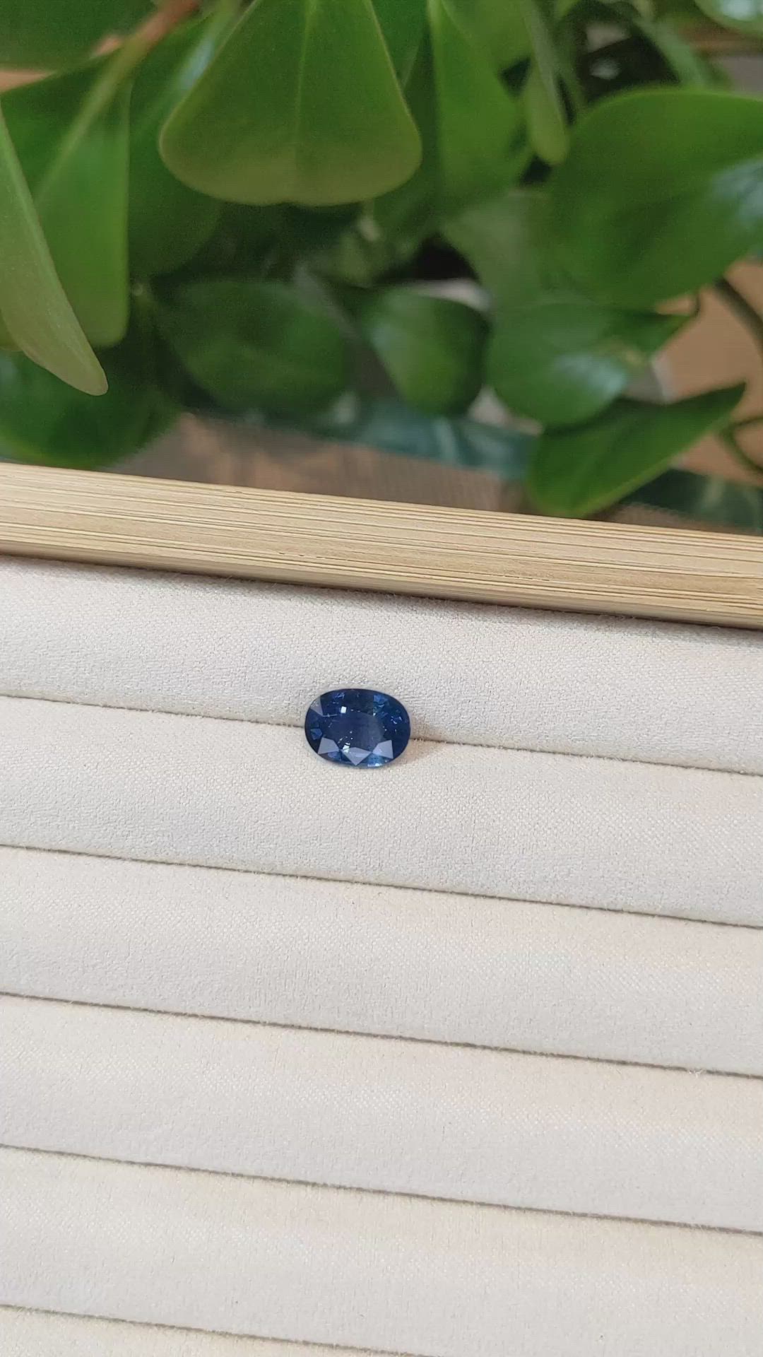 4.10 Ct. Blue Sapphire from Thailand Size Video