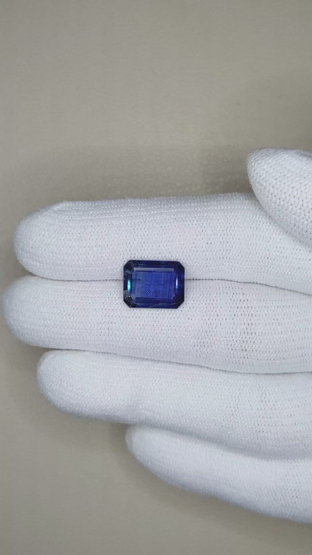 3.86 Ct. Blue Sapphire from Thailand Size Video