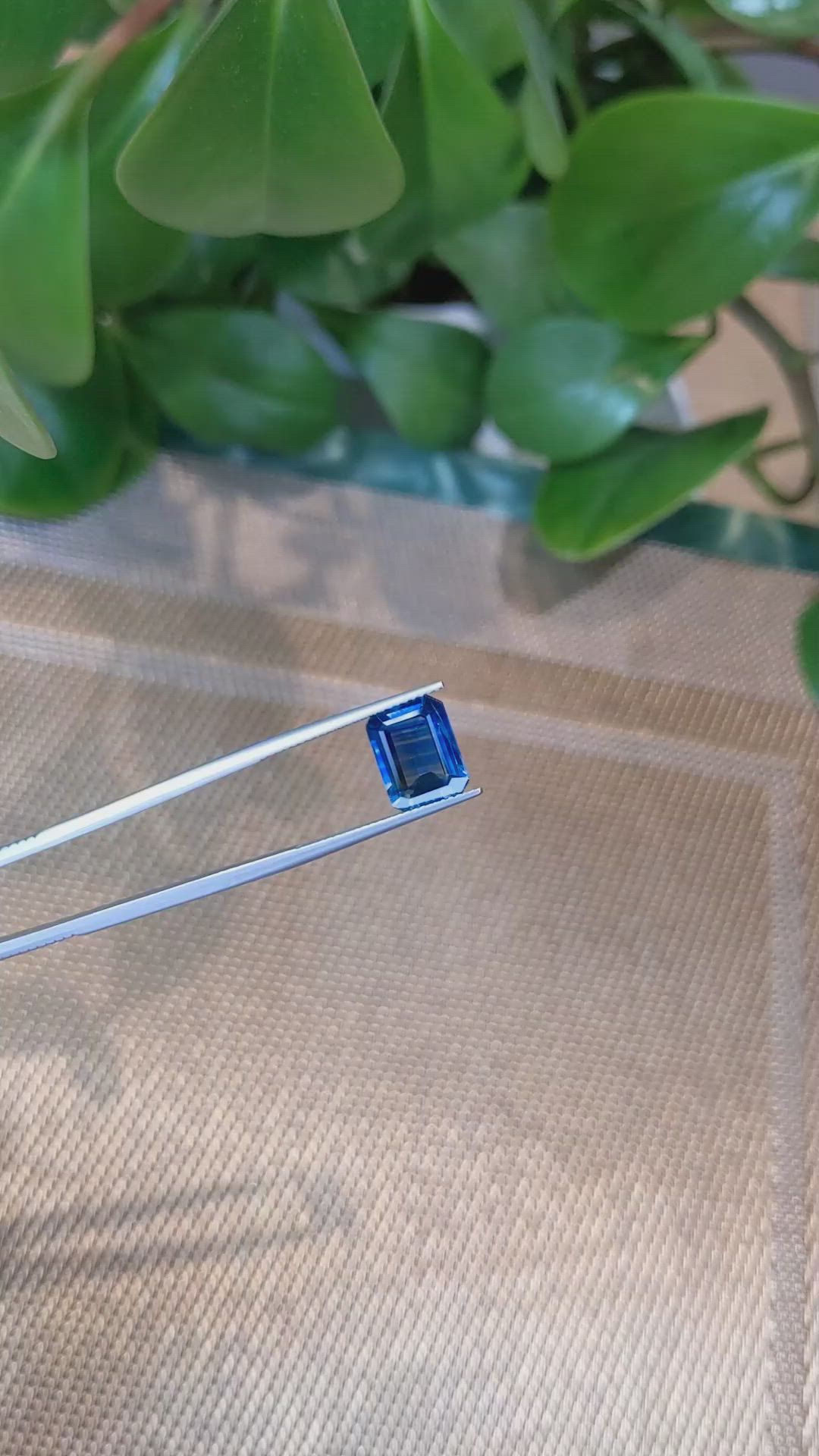 3.86 Ct. Blue Sapphire from Thailand Size Video