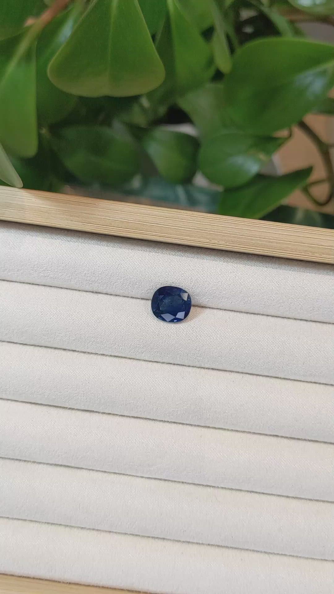 4.41 Ct. Blue Sapphire from Thailand Size Video