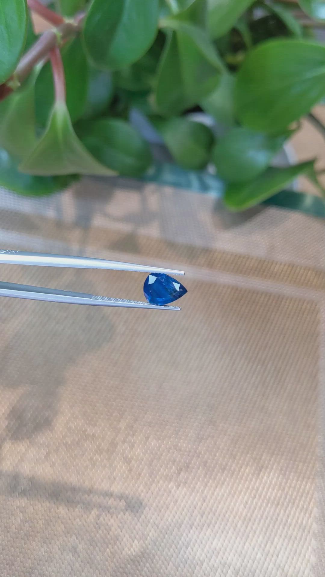 2.63 Ct. Blue Sapphire from Thailand Size Video