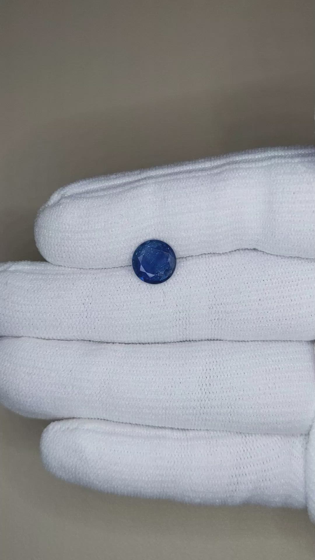 2.58 Ct. Blue Sapphire from Thailand Size Video