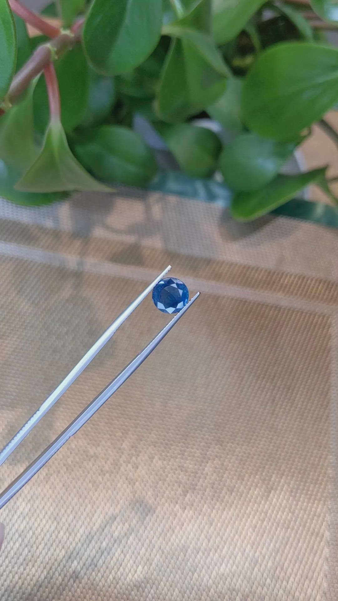 2.58 Ct. Blue Sapphire from Thailand Size Video