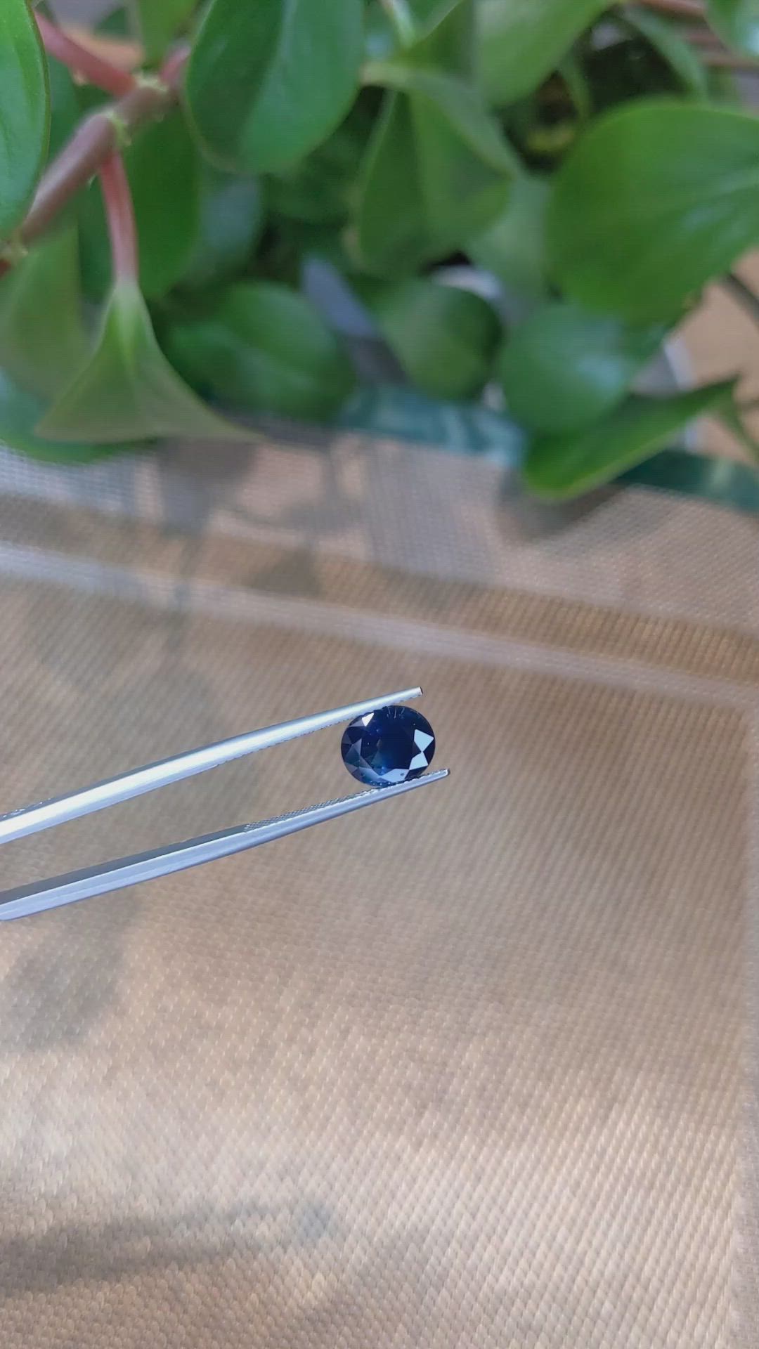 3.16 Ct. Blue Sapphire from Thailand Size Video