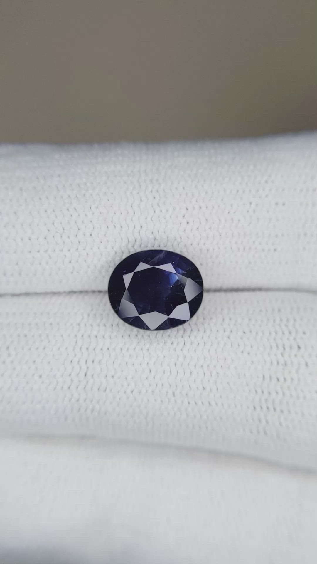 3.16 Ct. Blue Sapphire from Thailand Size Video